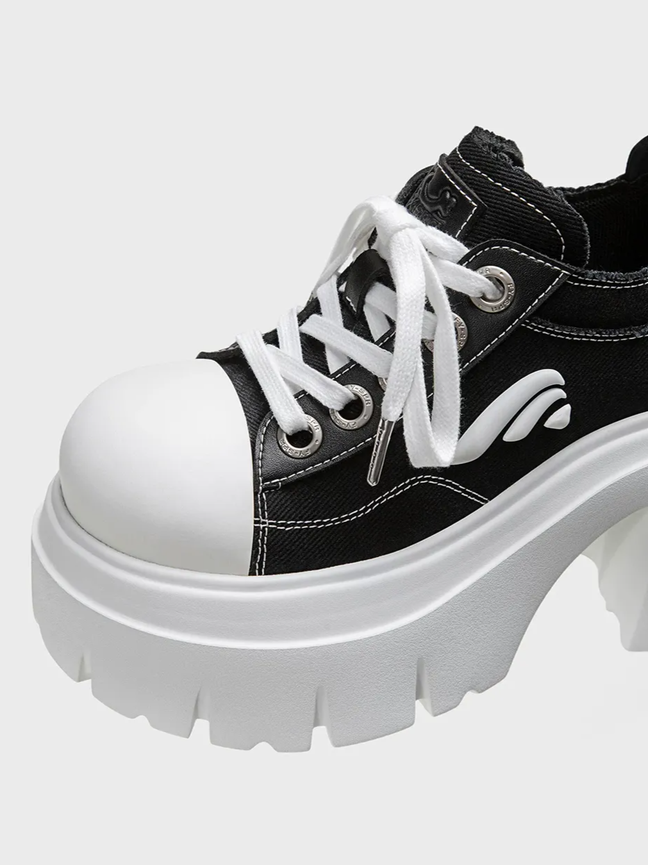 Chunky Platform Canvas Shoes