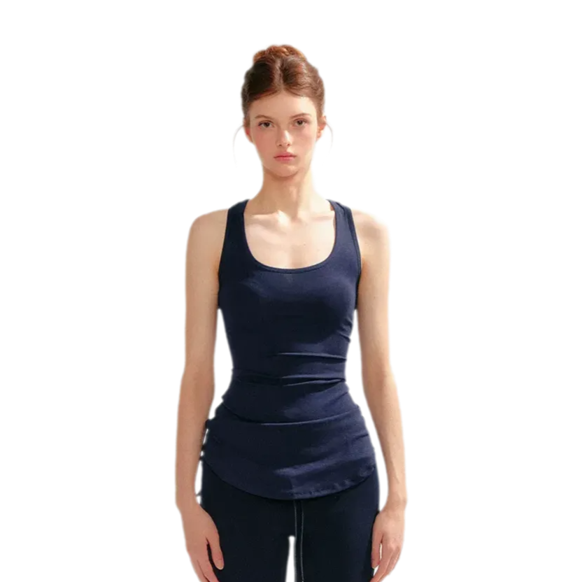 Tencel Twist Tanktop mit Ringerrücken
