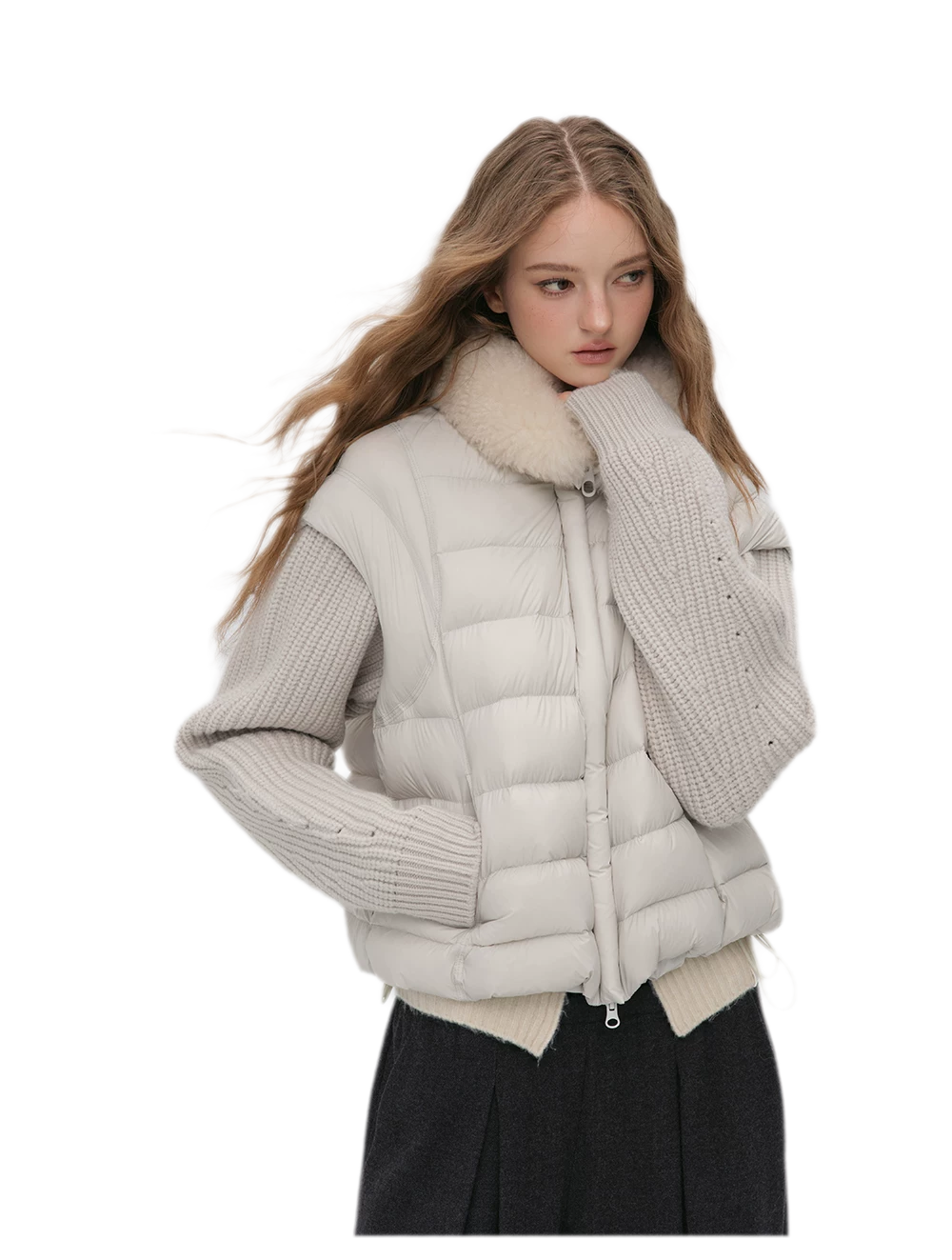Detachable Sleeve Down Vest