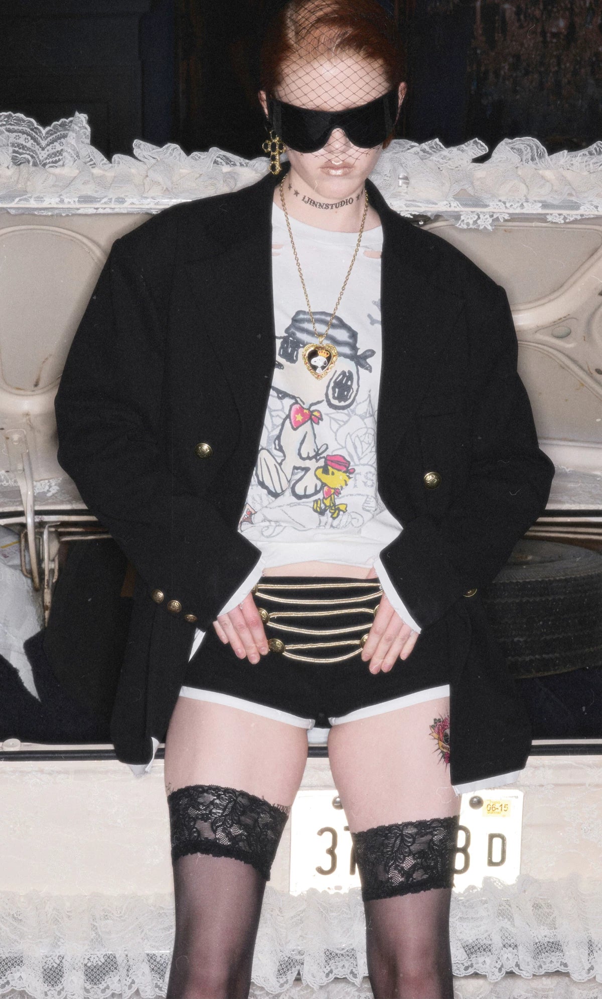 Vintage Washed Print T-Shirt
