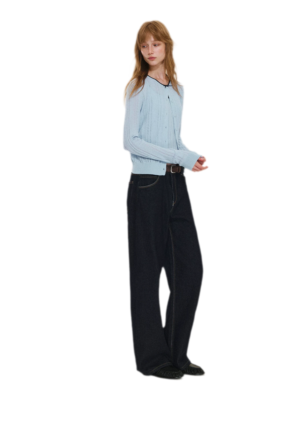 Wool-Blend Bow Knit Set