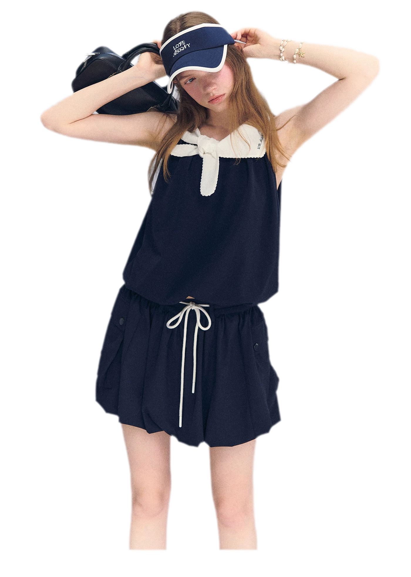 Rabbit Ear Peplum Top
