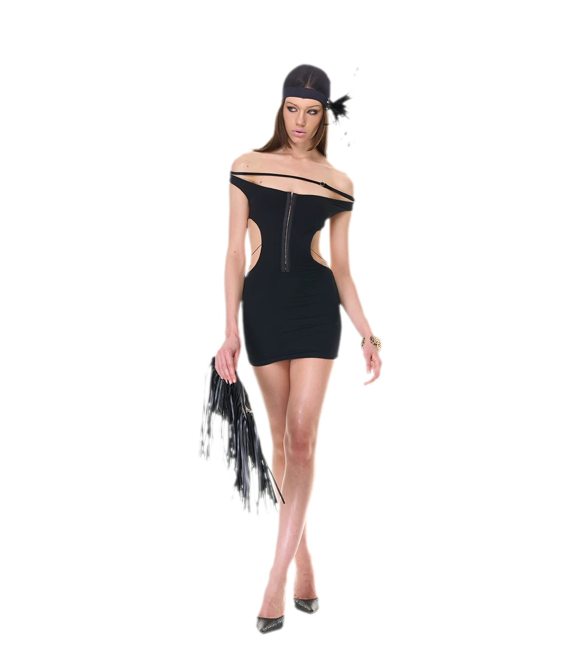 Back Lace Knit Dress