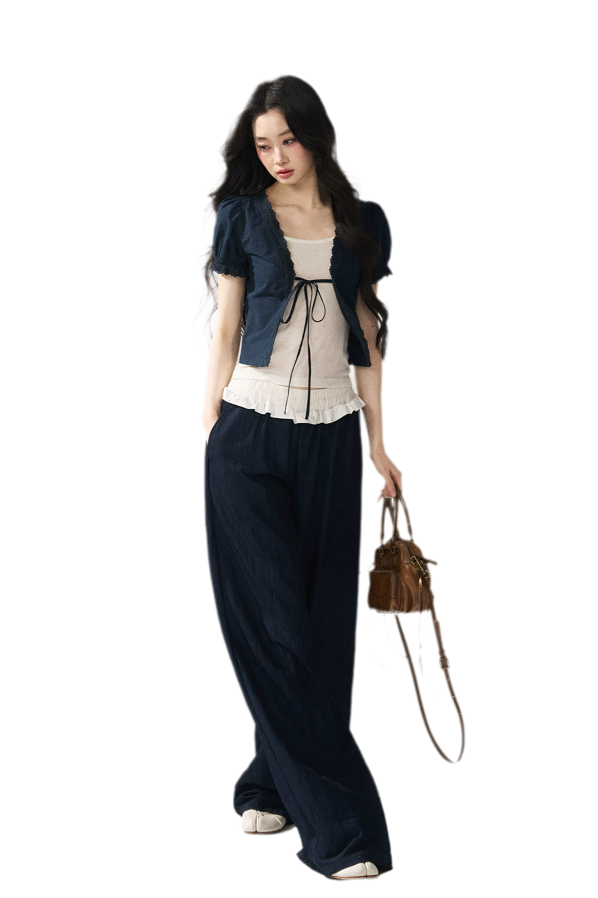Floral Camisole Lace Cardigan