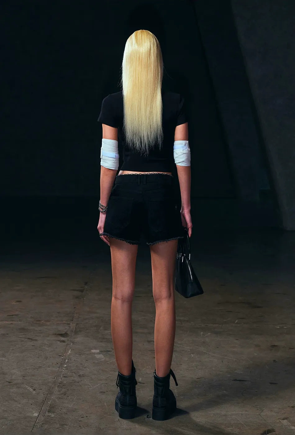 Wild Phantom Low Waist Denim Shorts