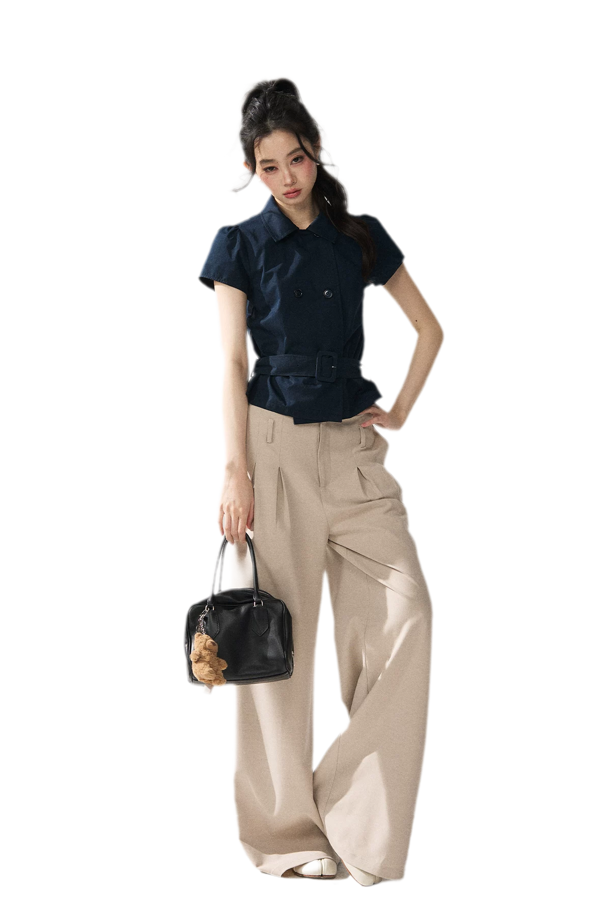Blazer Inspired Waist T-shirt