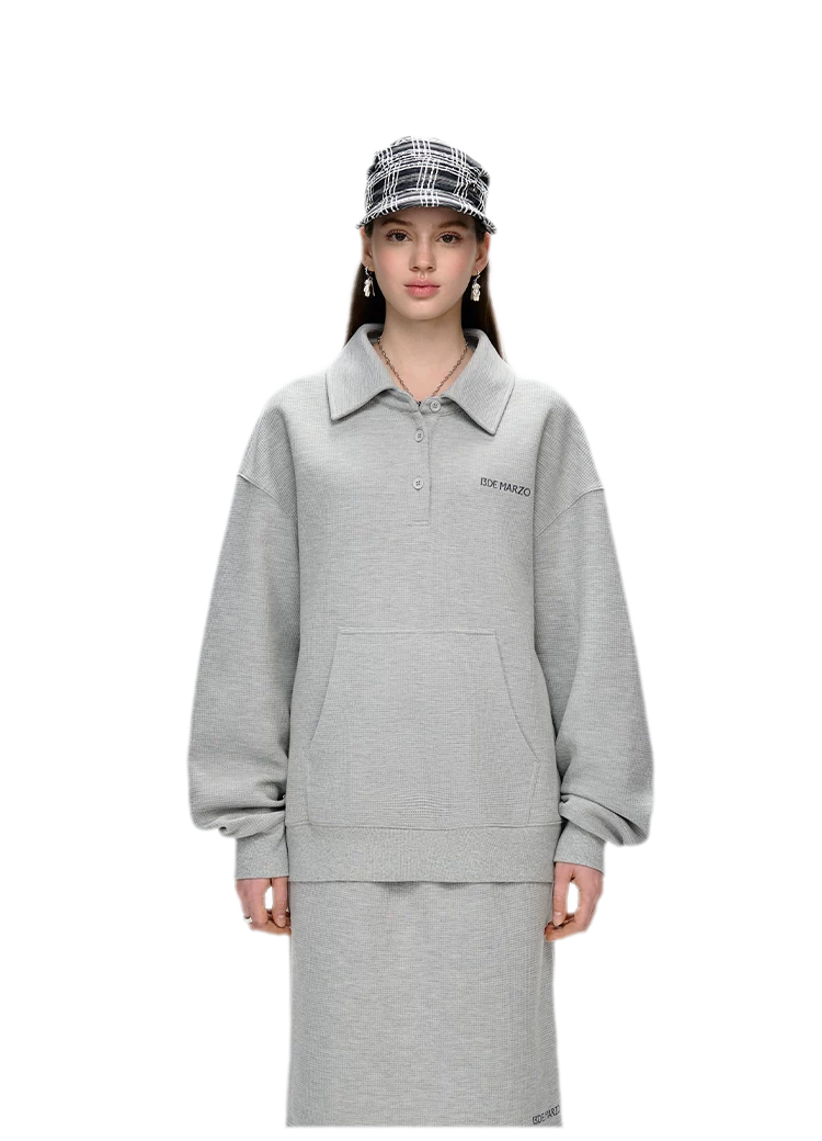 Polo Waffle Doll Hoodie