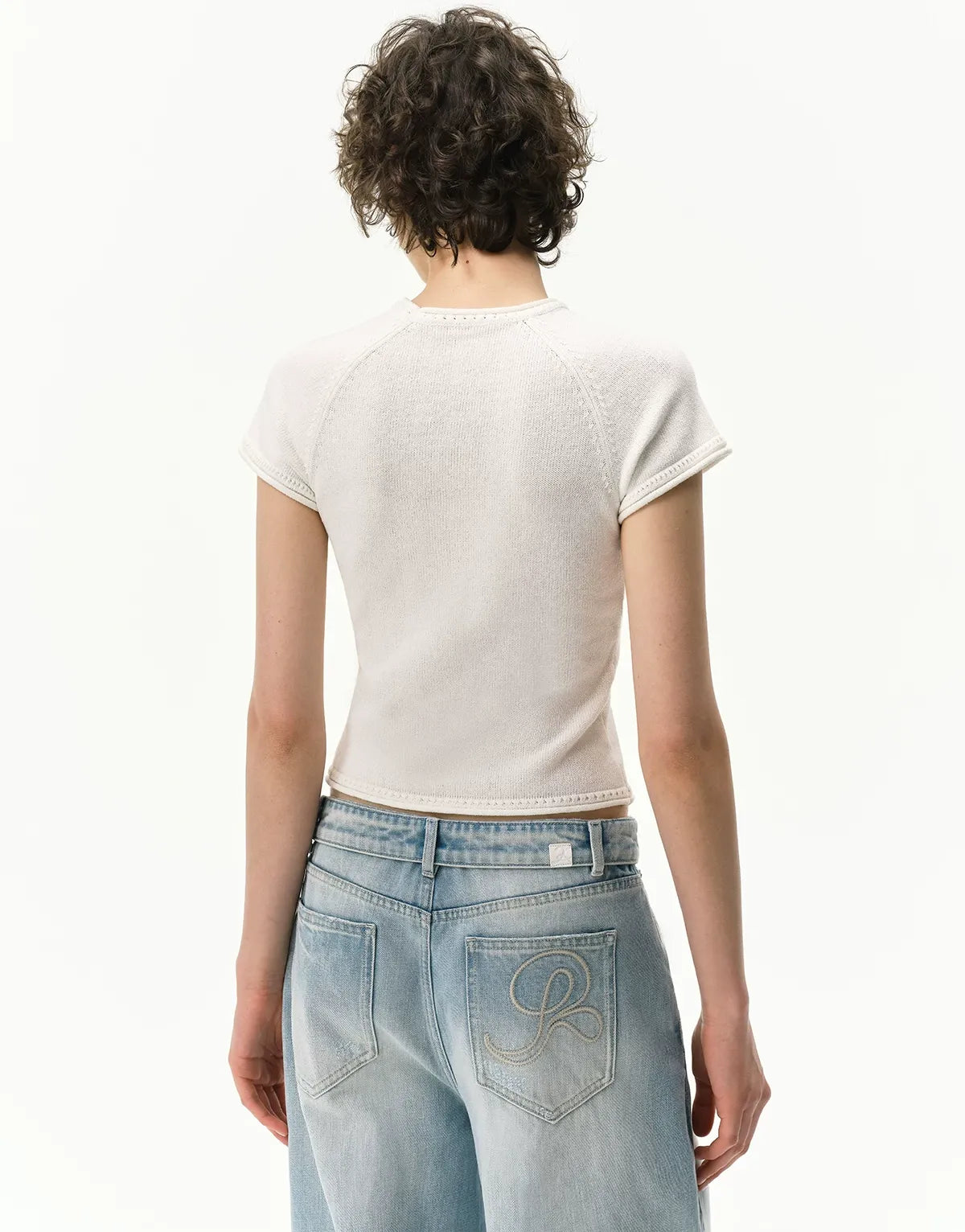 Linen Knit T-Shirt