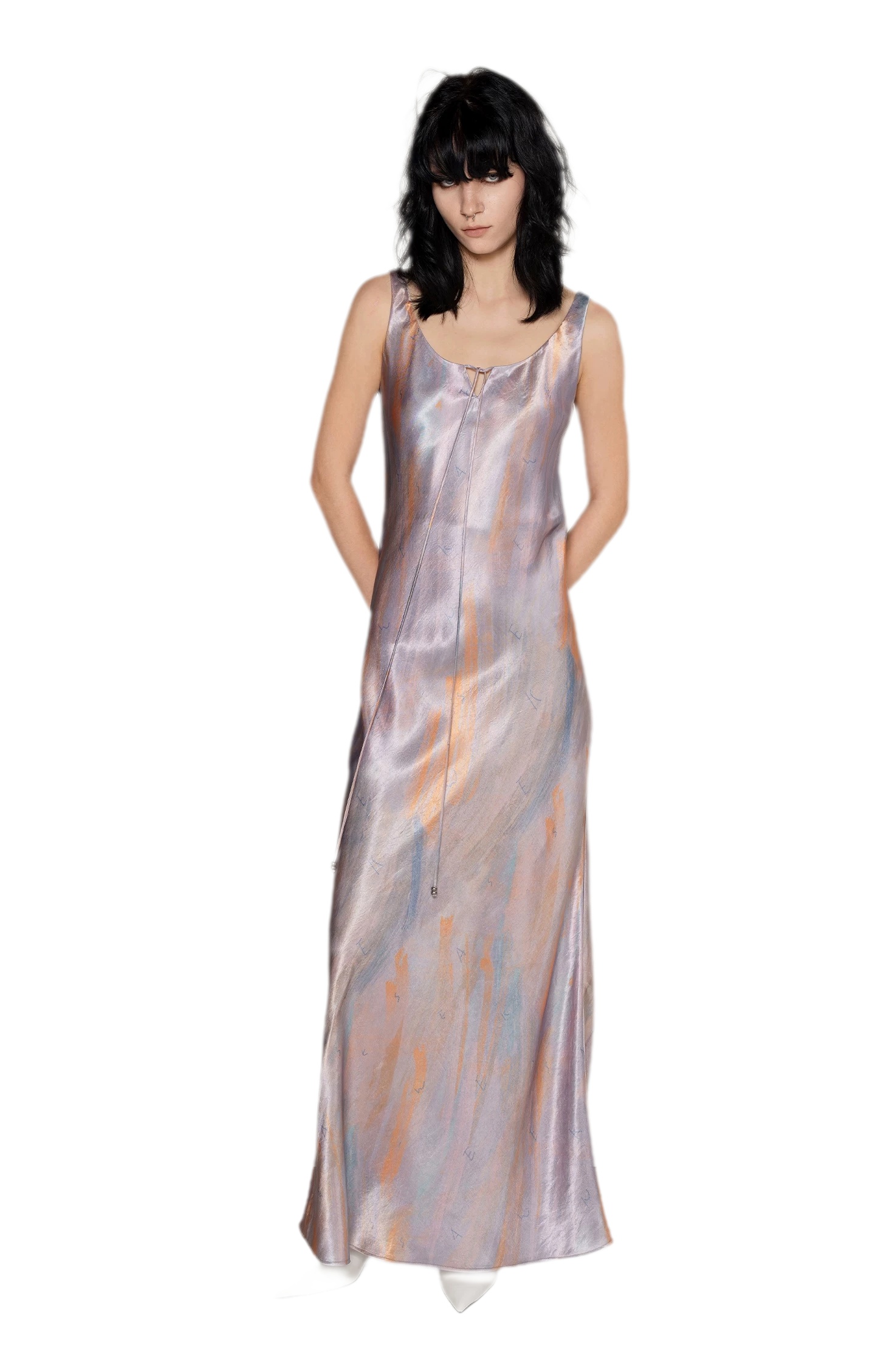 Twist Bias Slip Dress