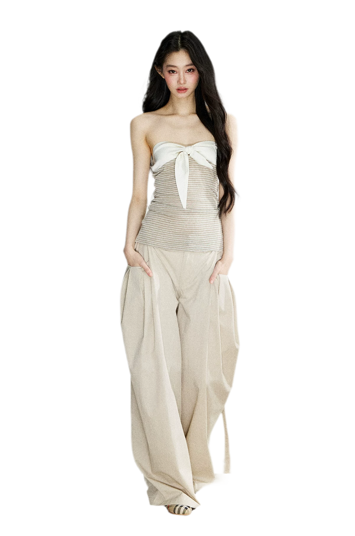 High Waist Wide Leg Pants