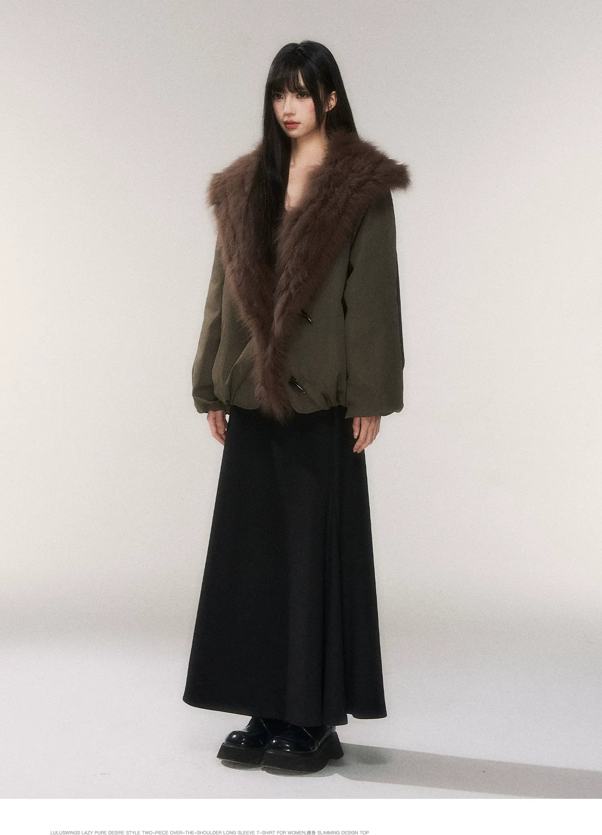 Goose Down Fox Fur Jacket