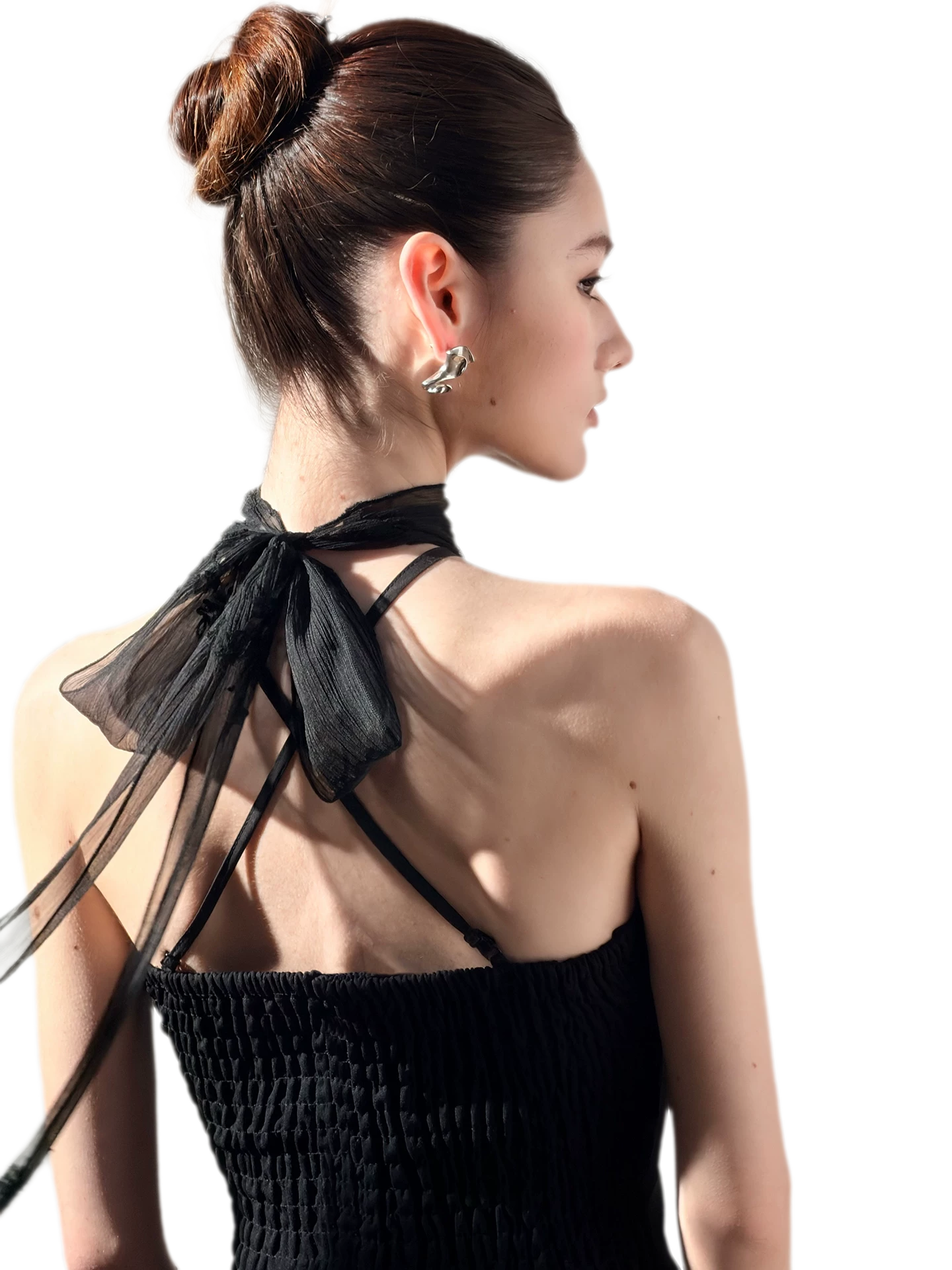 Halter Neck Bow Top