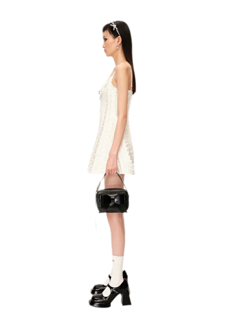 Elegant French Short Camisole Dress