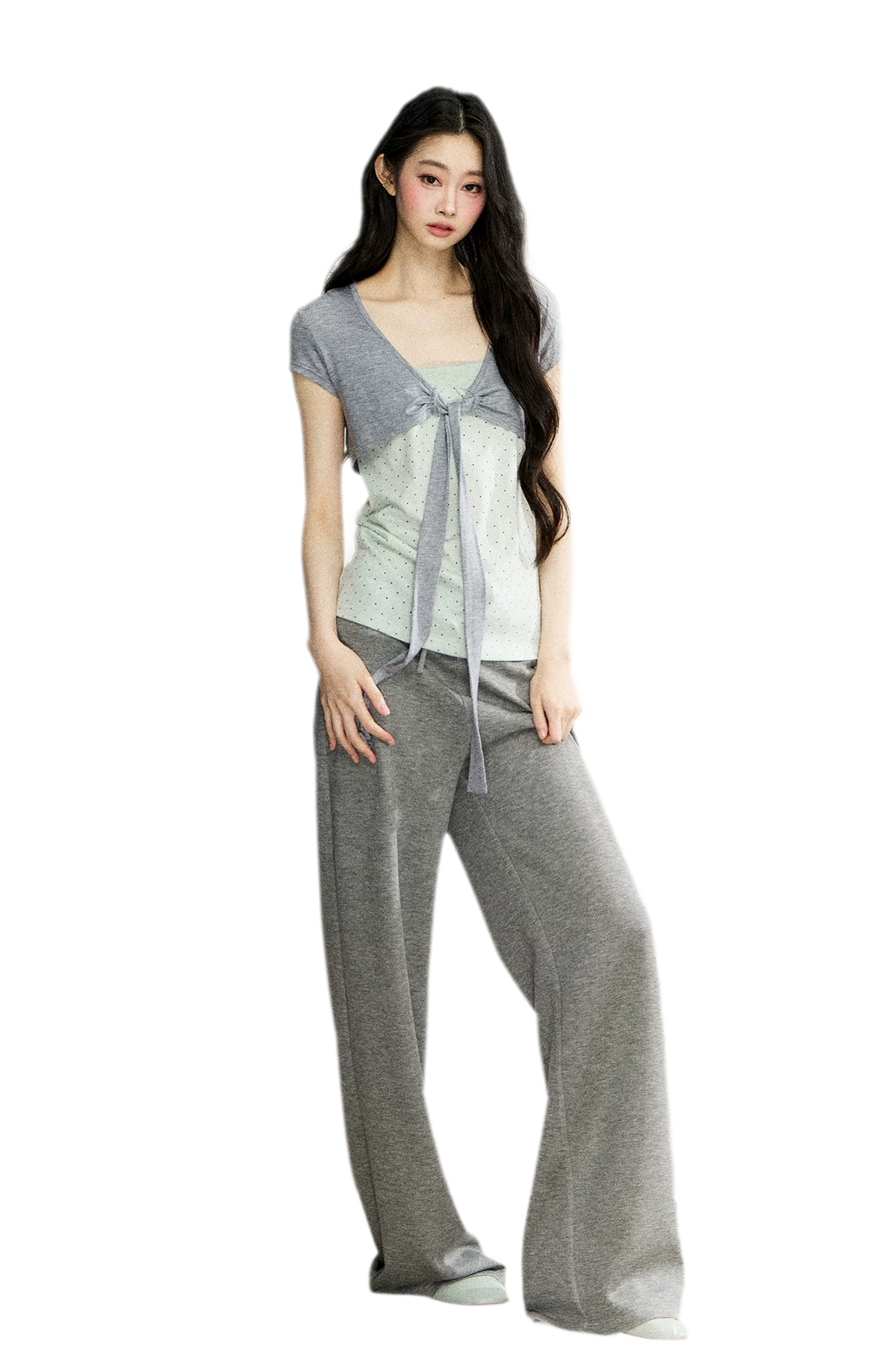 Polka Dot Knit Set