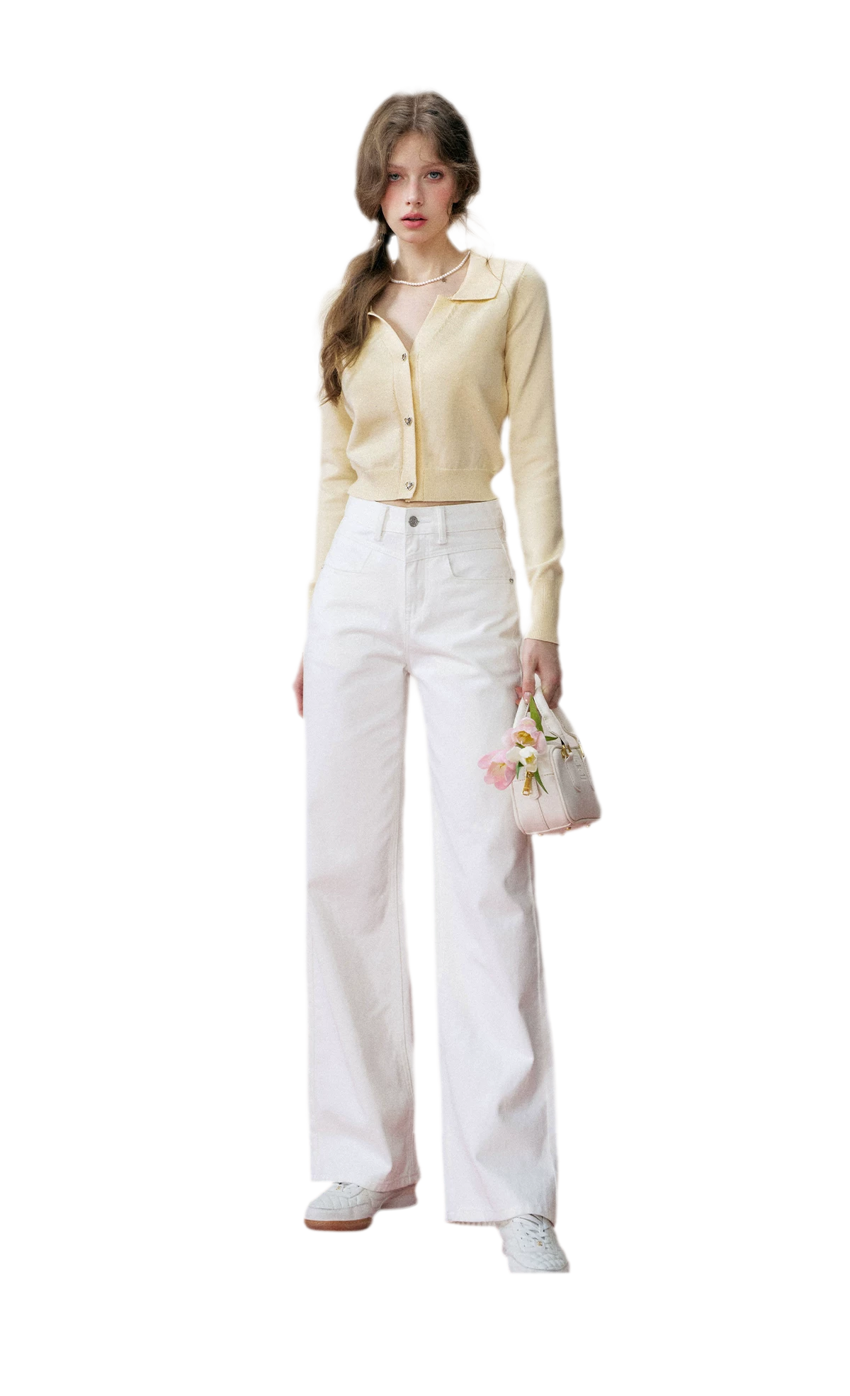 High-Waist Wide-Leg Jeans