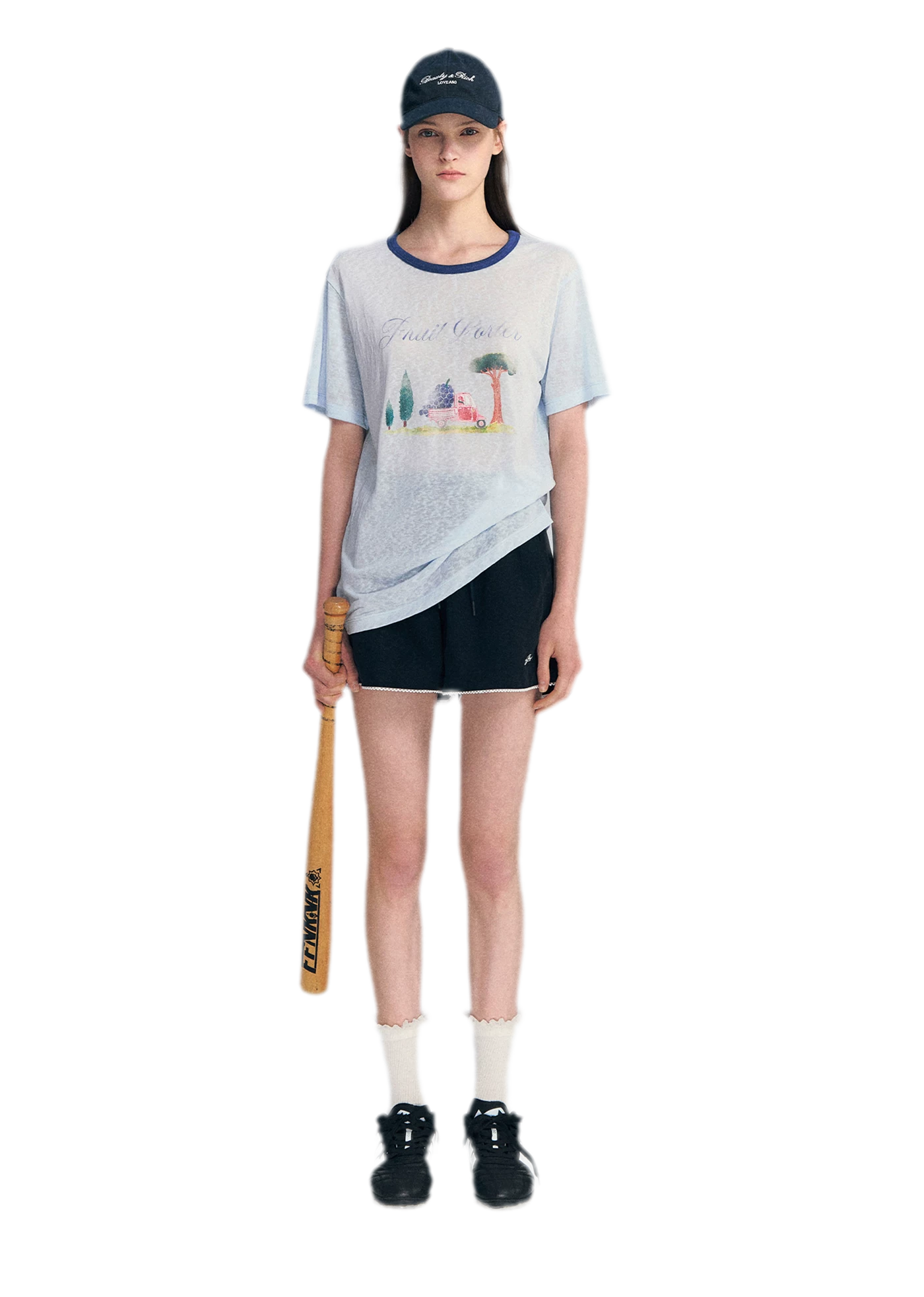 Lyocell Print T-Shirt