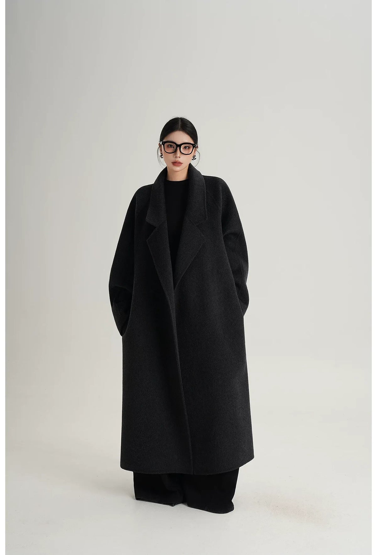 Hand-Sewn Belted Wool Coat