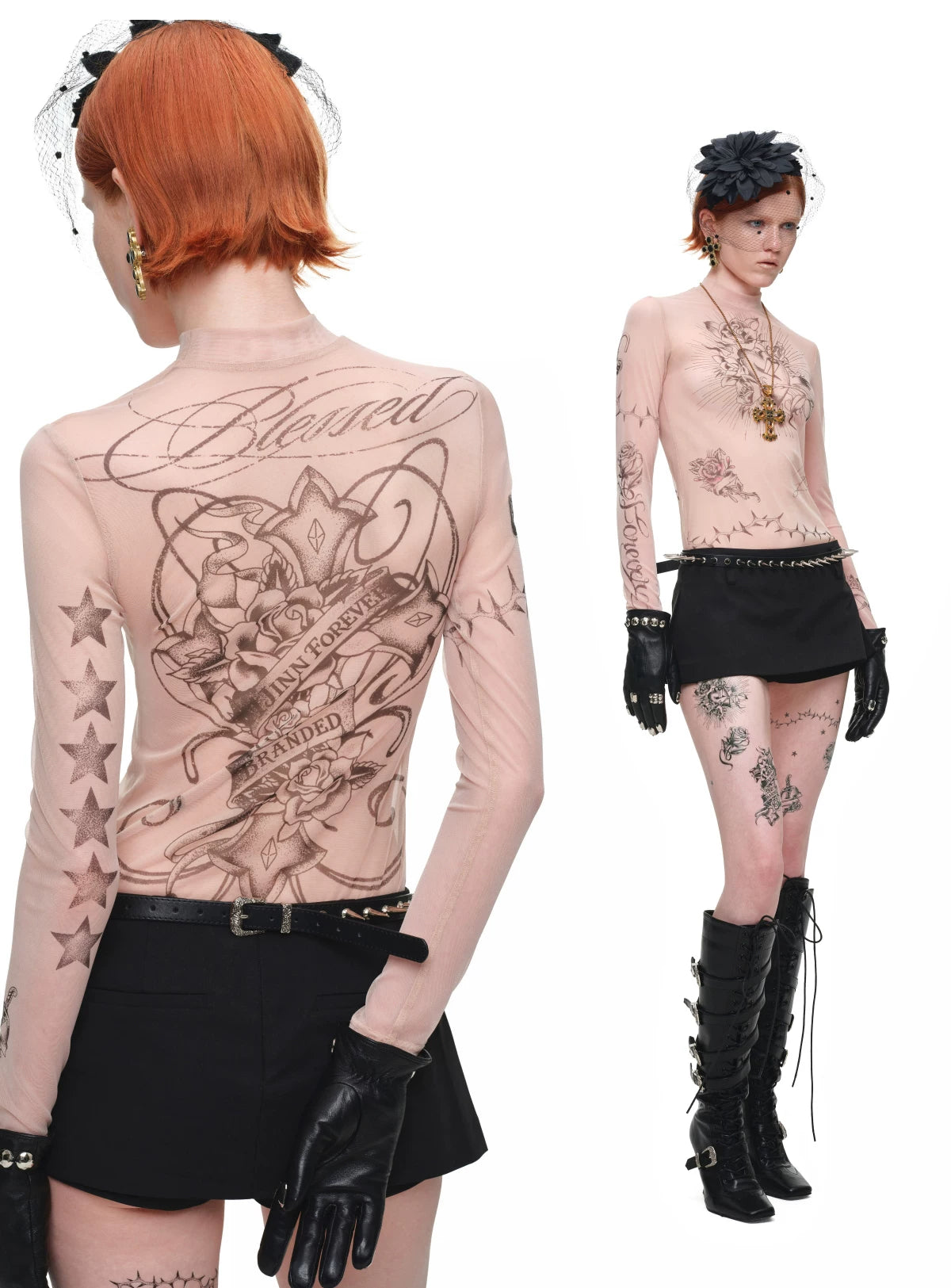 Structured A-Line Mini Skirt