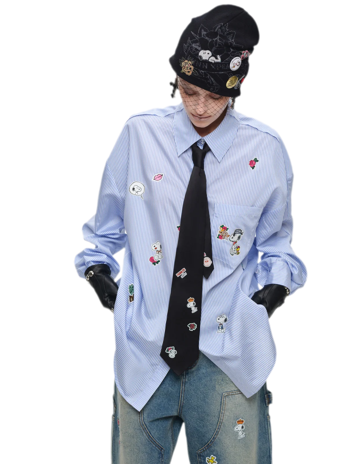 Glossy Printed Formal Tie