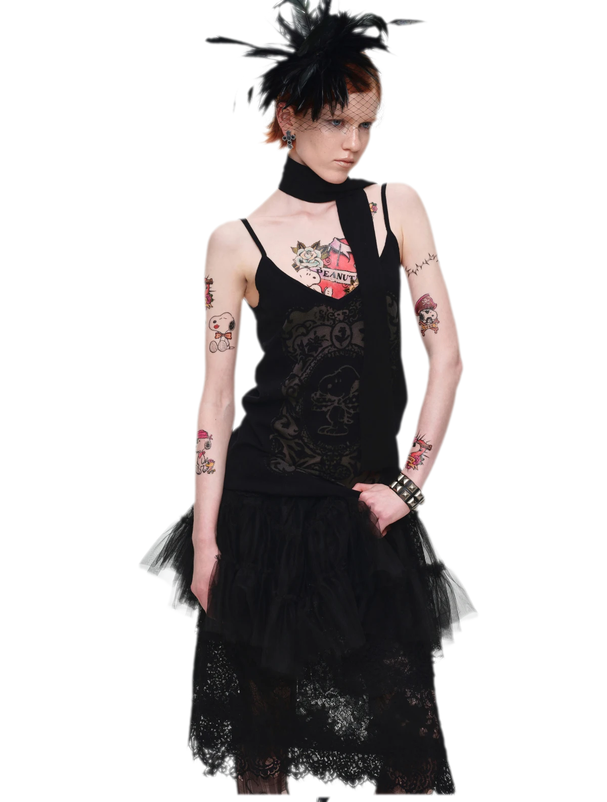 Burnout Graphic V-Neck Camisole