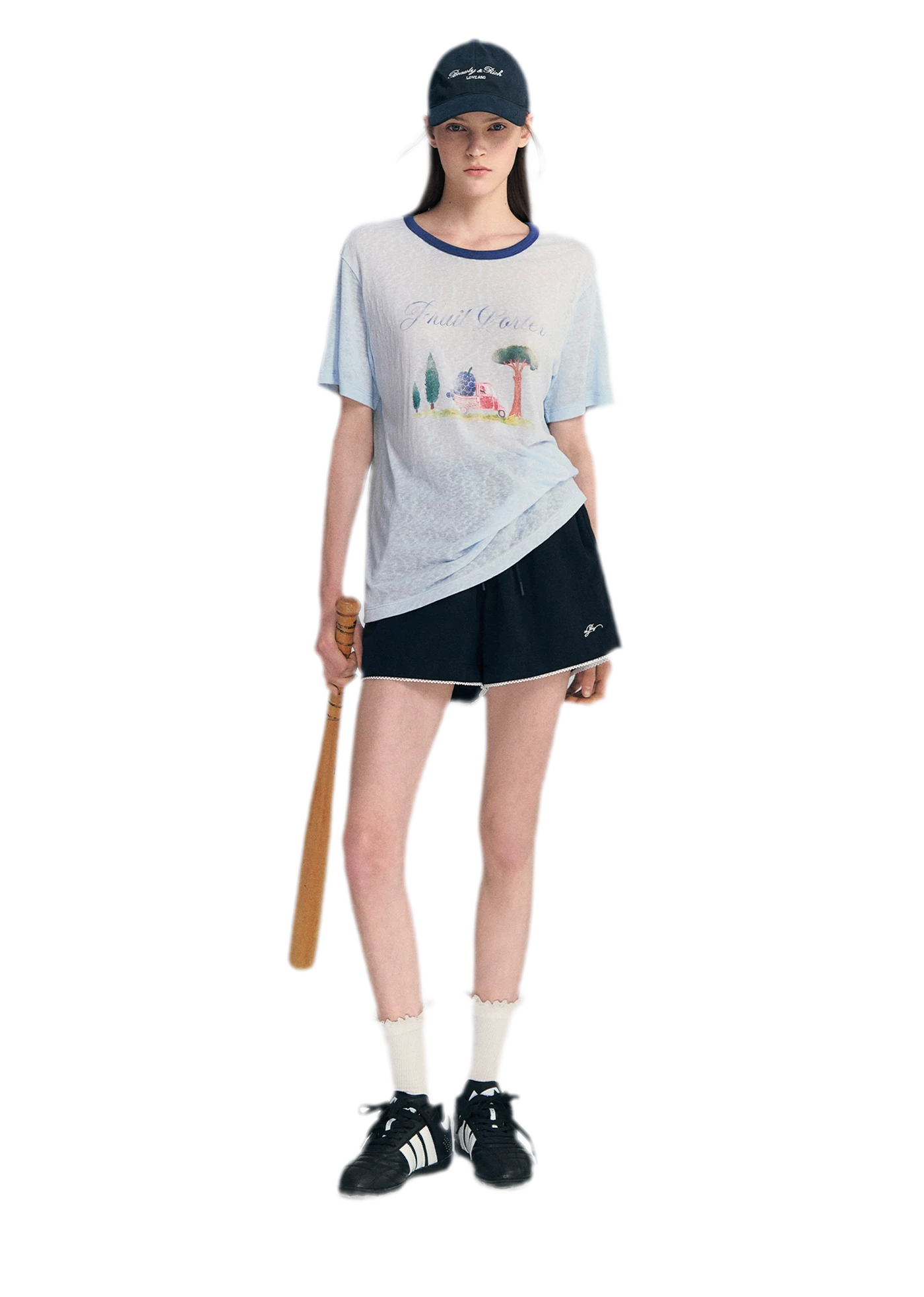 Lyocell Print T-Shirt