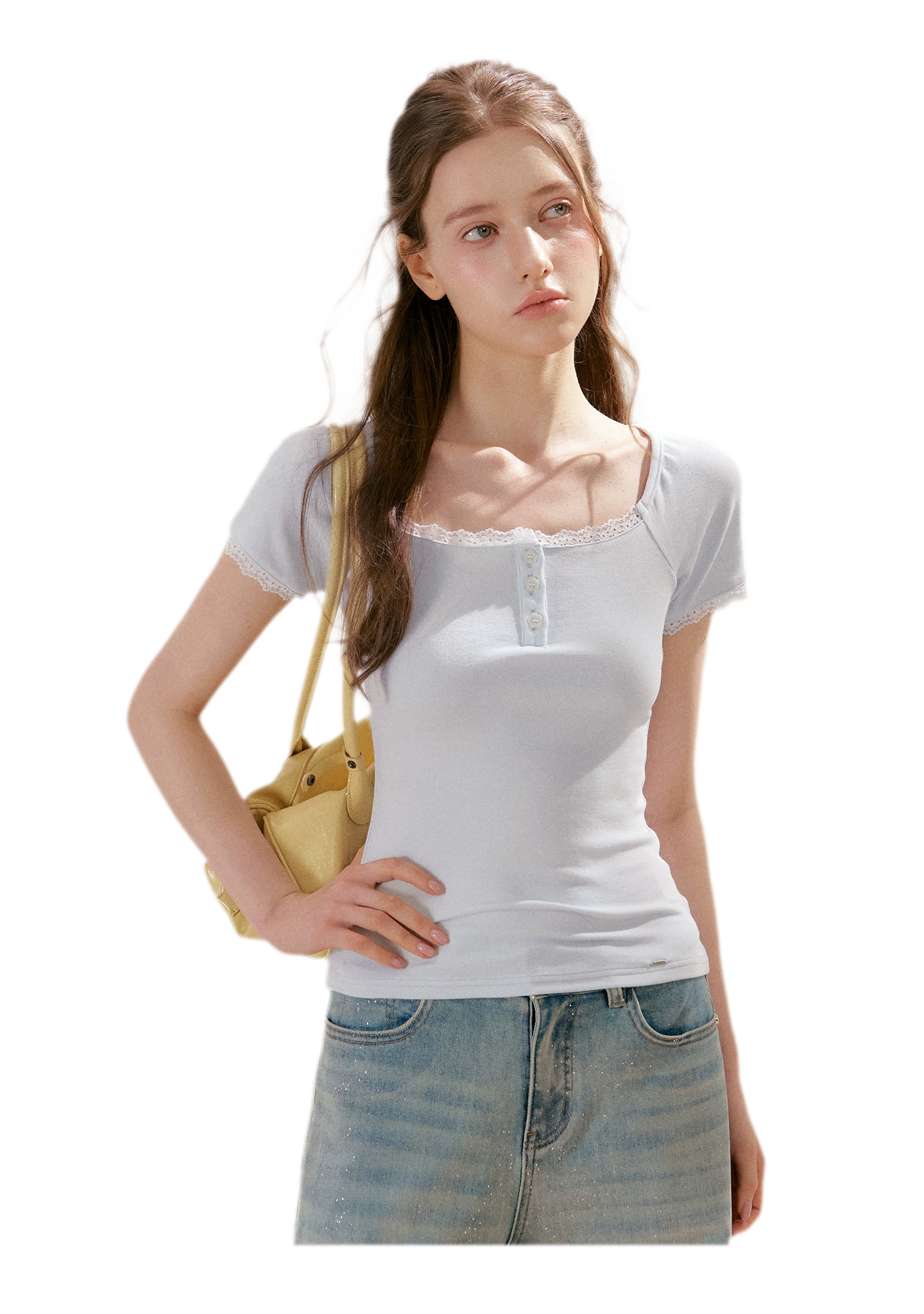 Lace Trim Tee