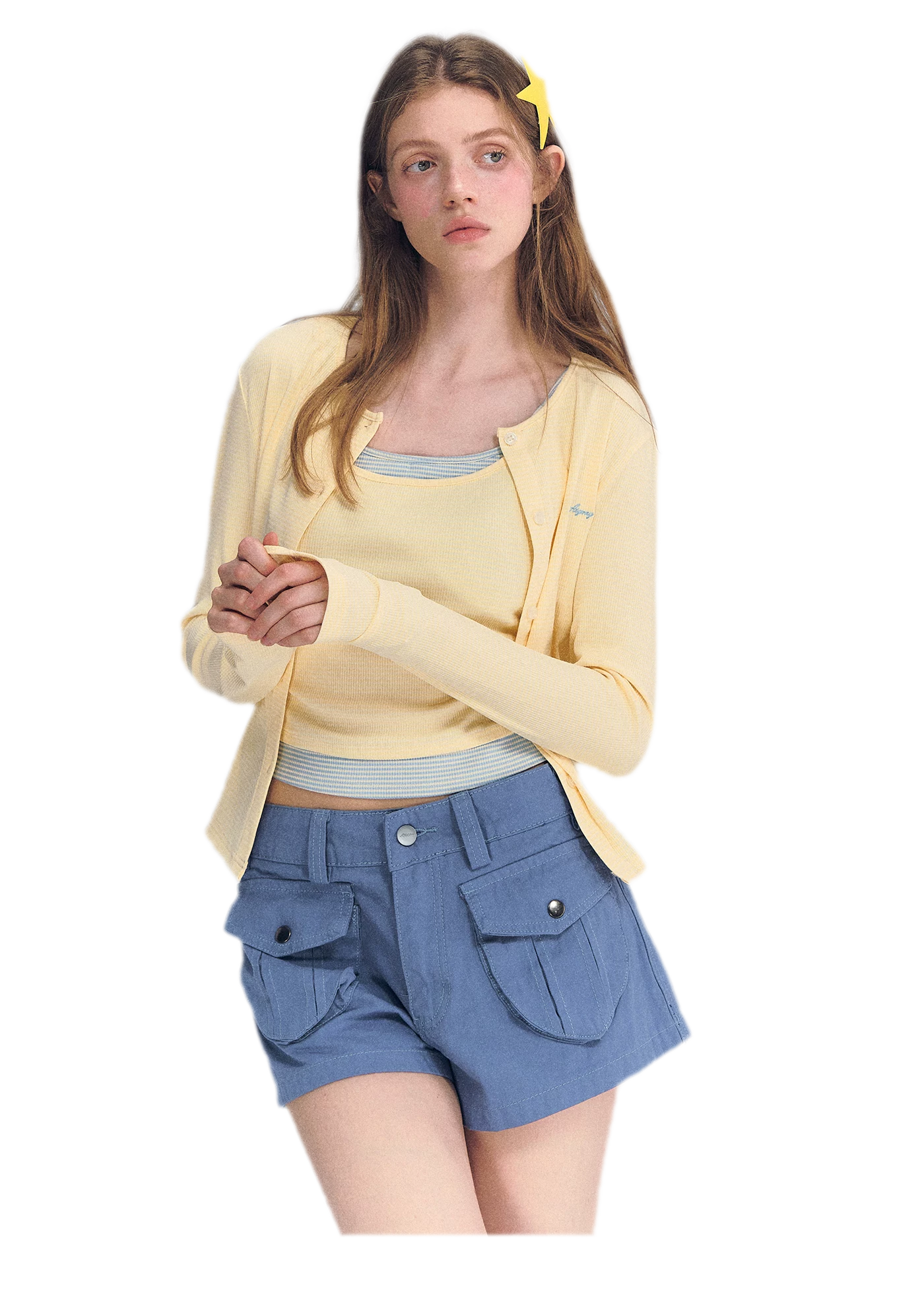 Stripe Knit Cami Set