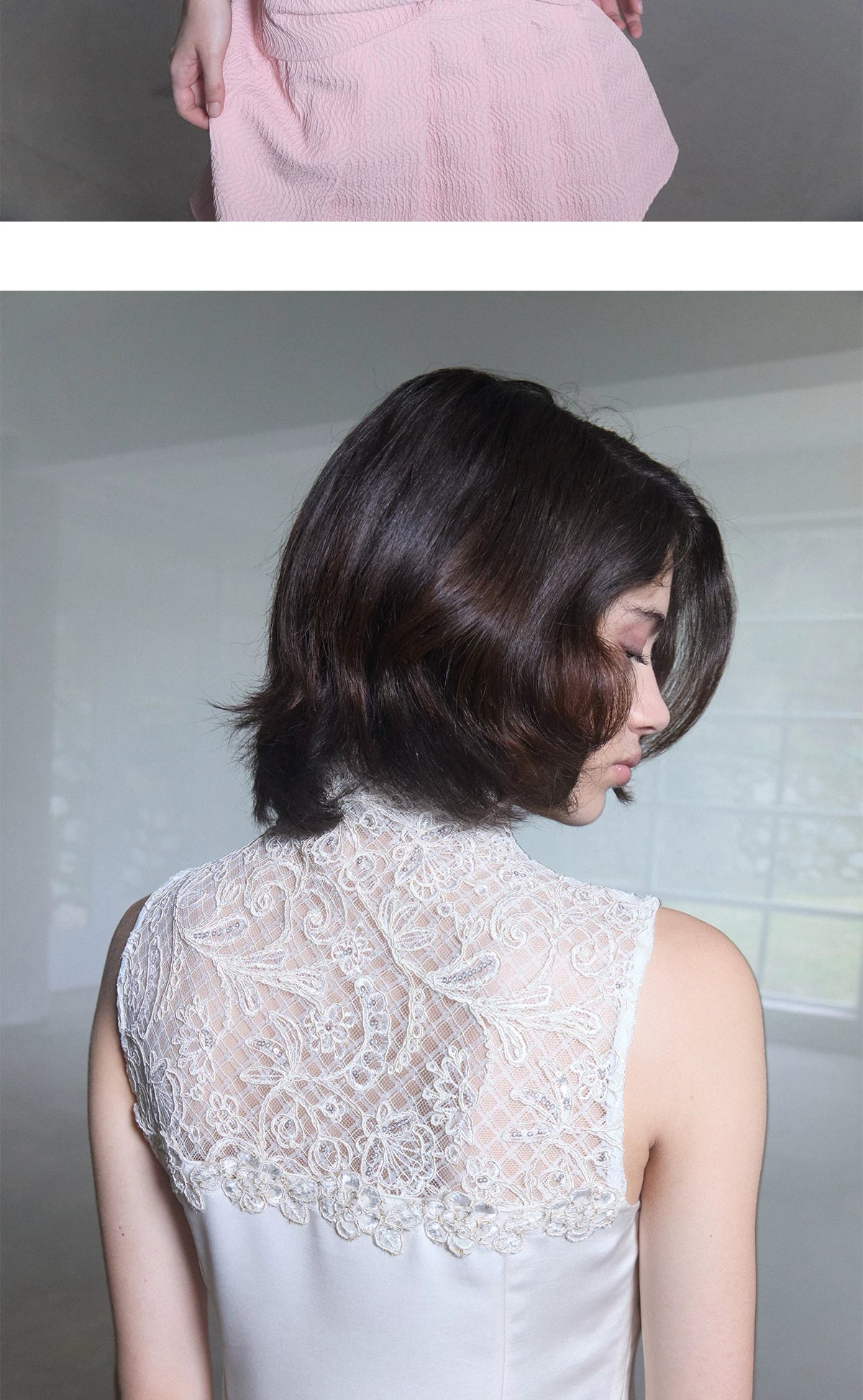 Embroidered Lace Fitted Top
