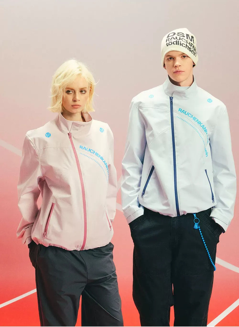 Teflon Stand-Collar Windbreaker Jacket