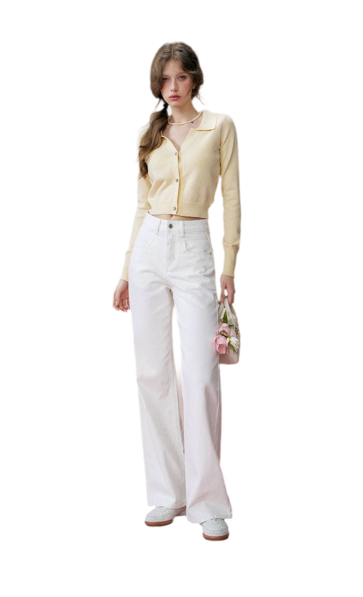 High-Waist Wide-Leg Jeans