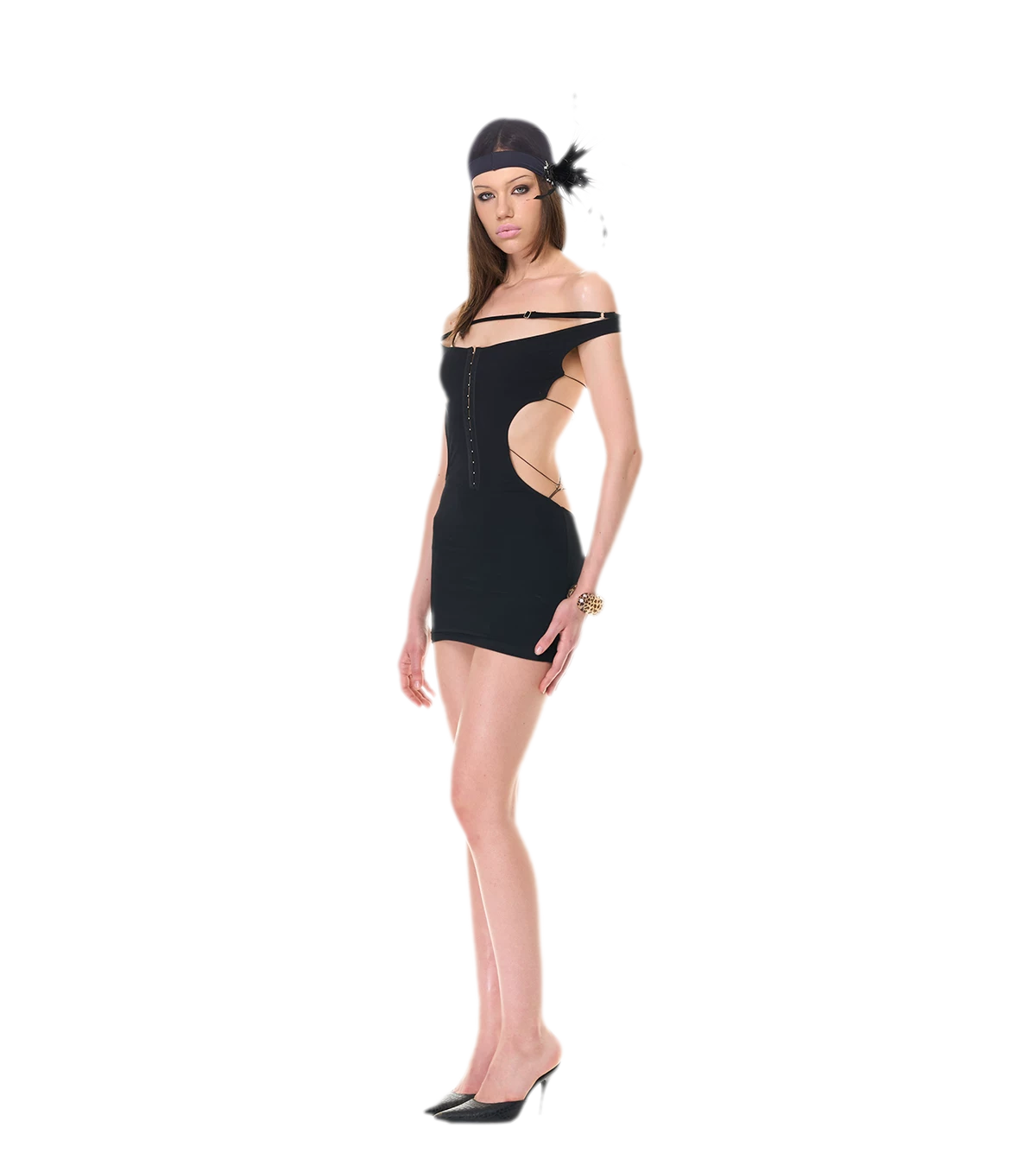 Back Lace Knit Dress