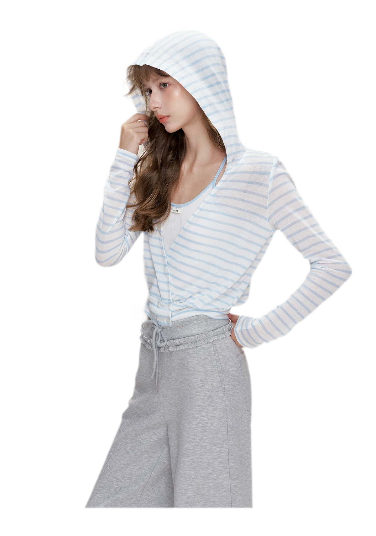 Wrap V-Neck Knitwear Set