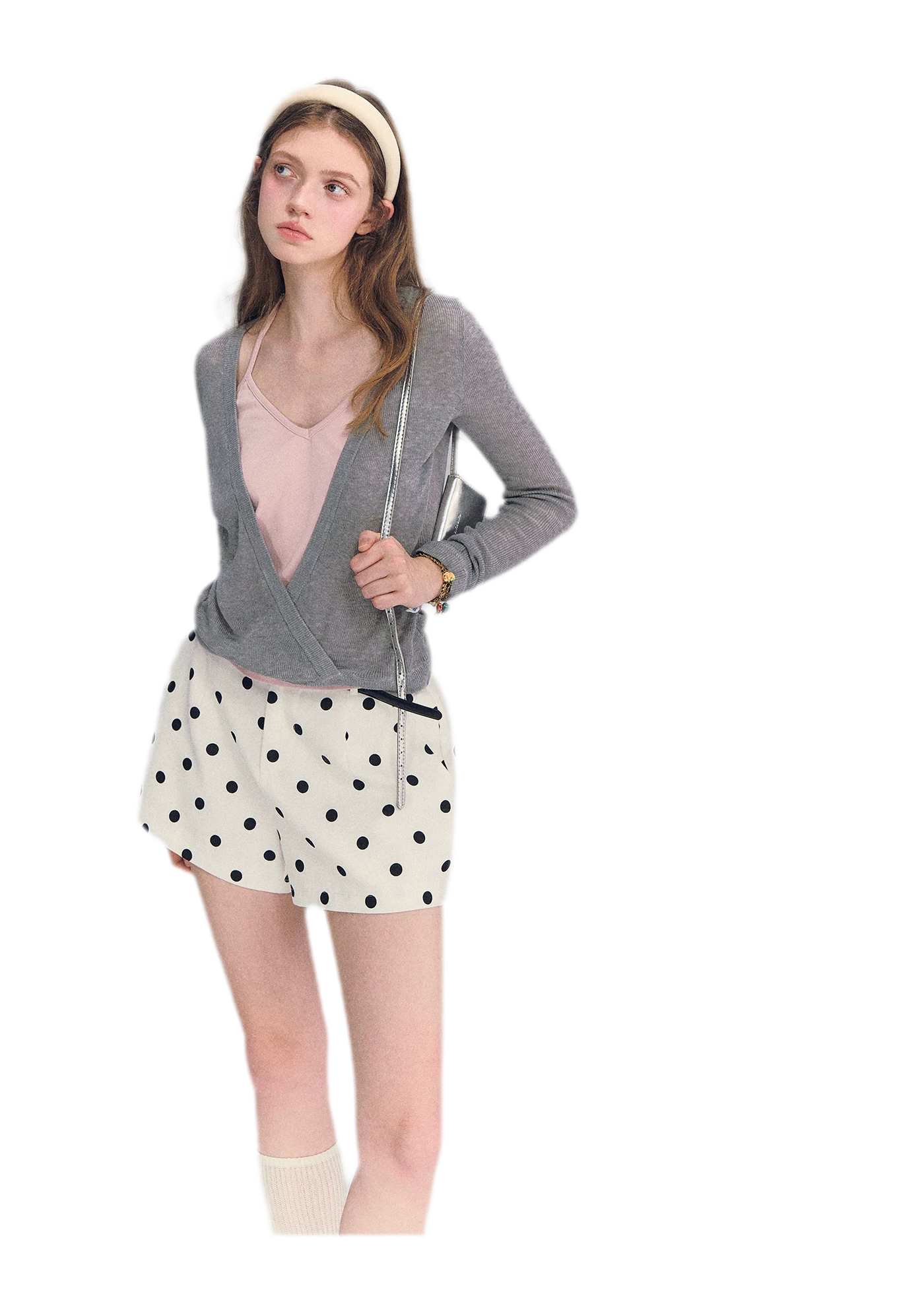 Lyocell Faux Two Knit