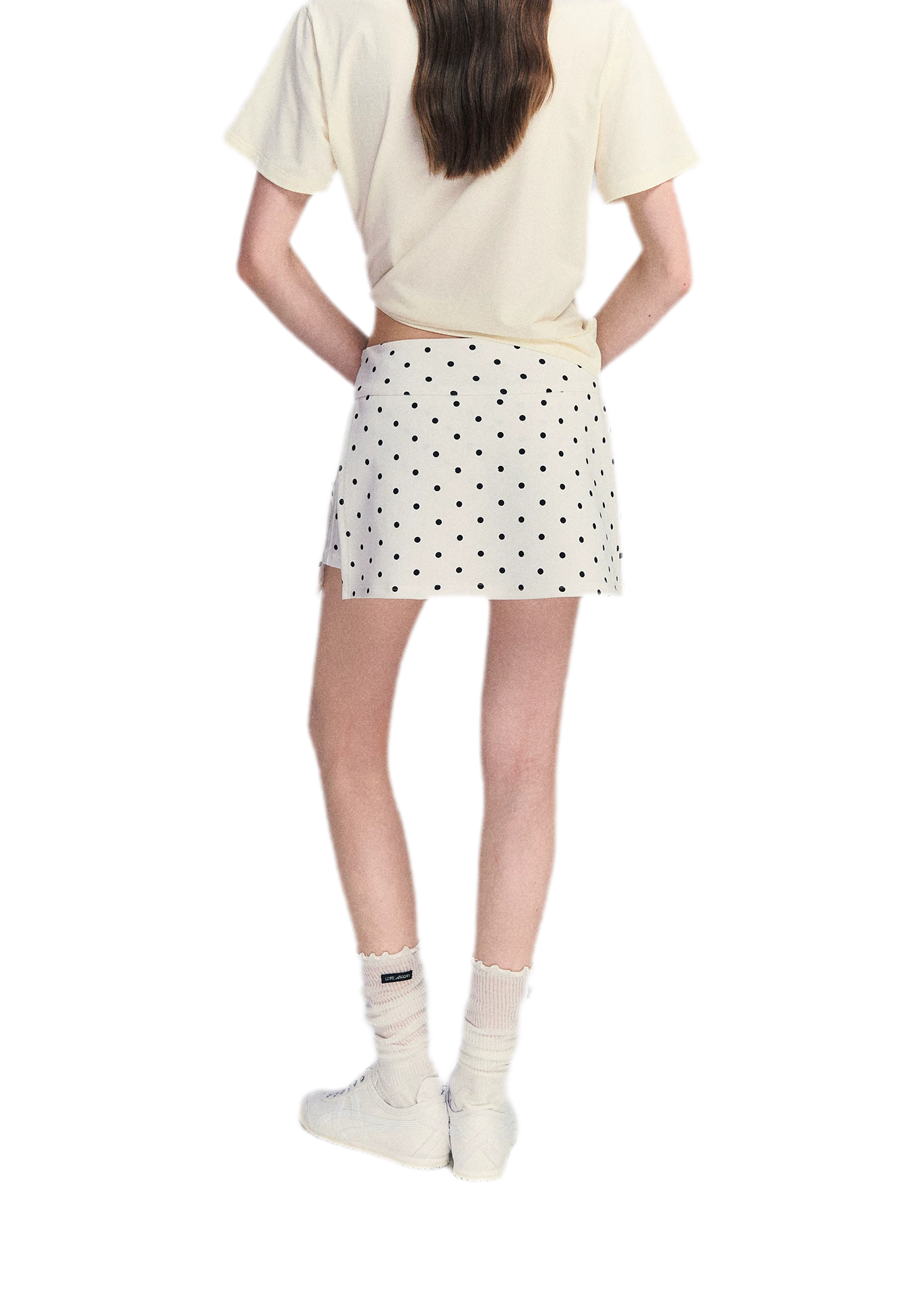 Polka Dot A-line Skort