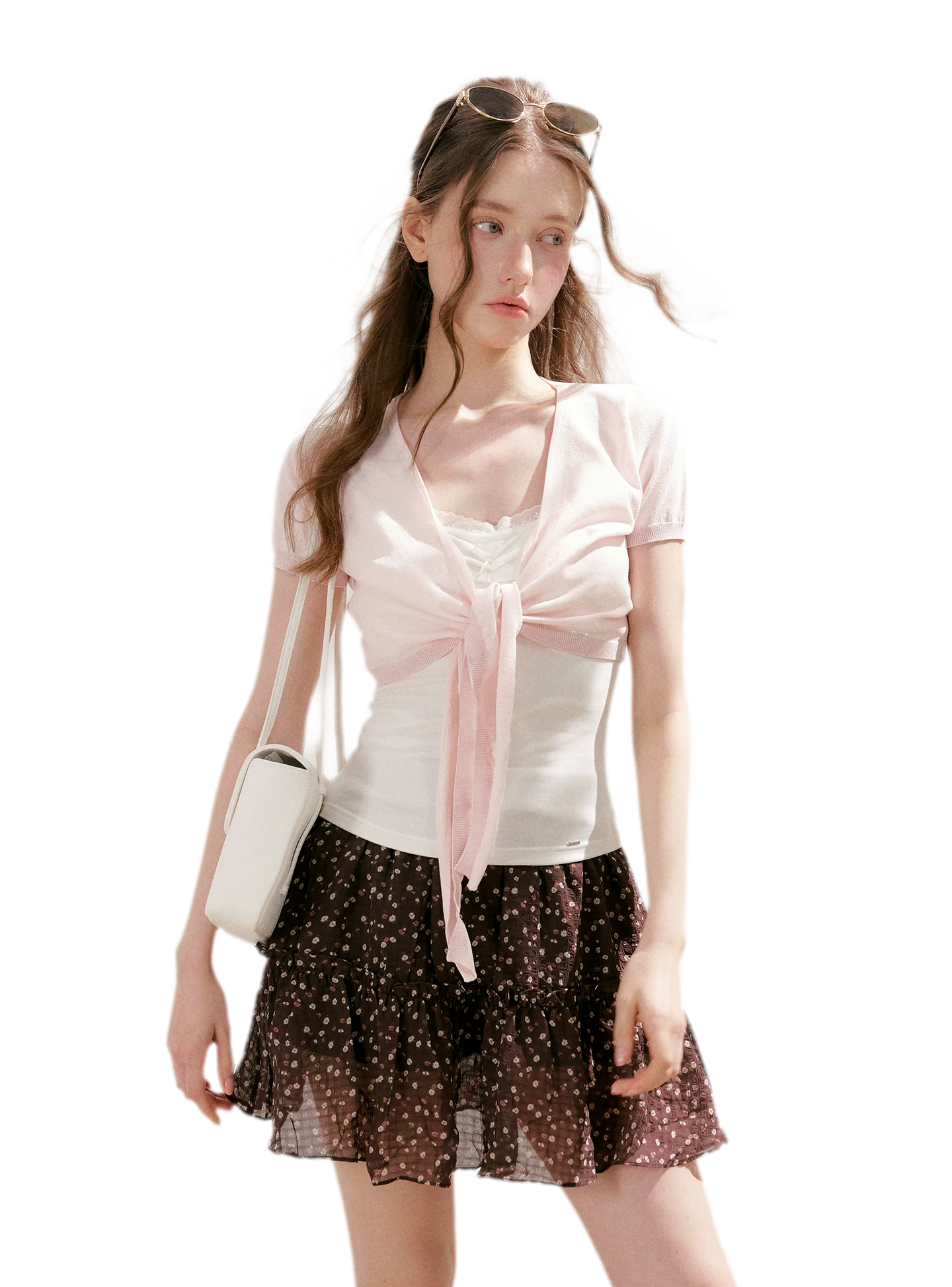 Staycation Ruffled A-Line Floral Skirt
