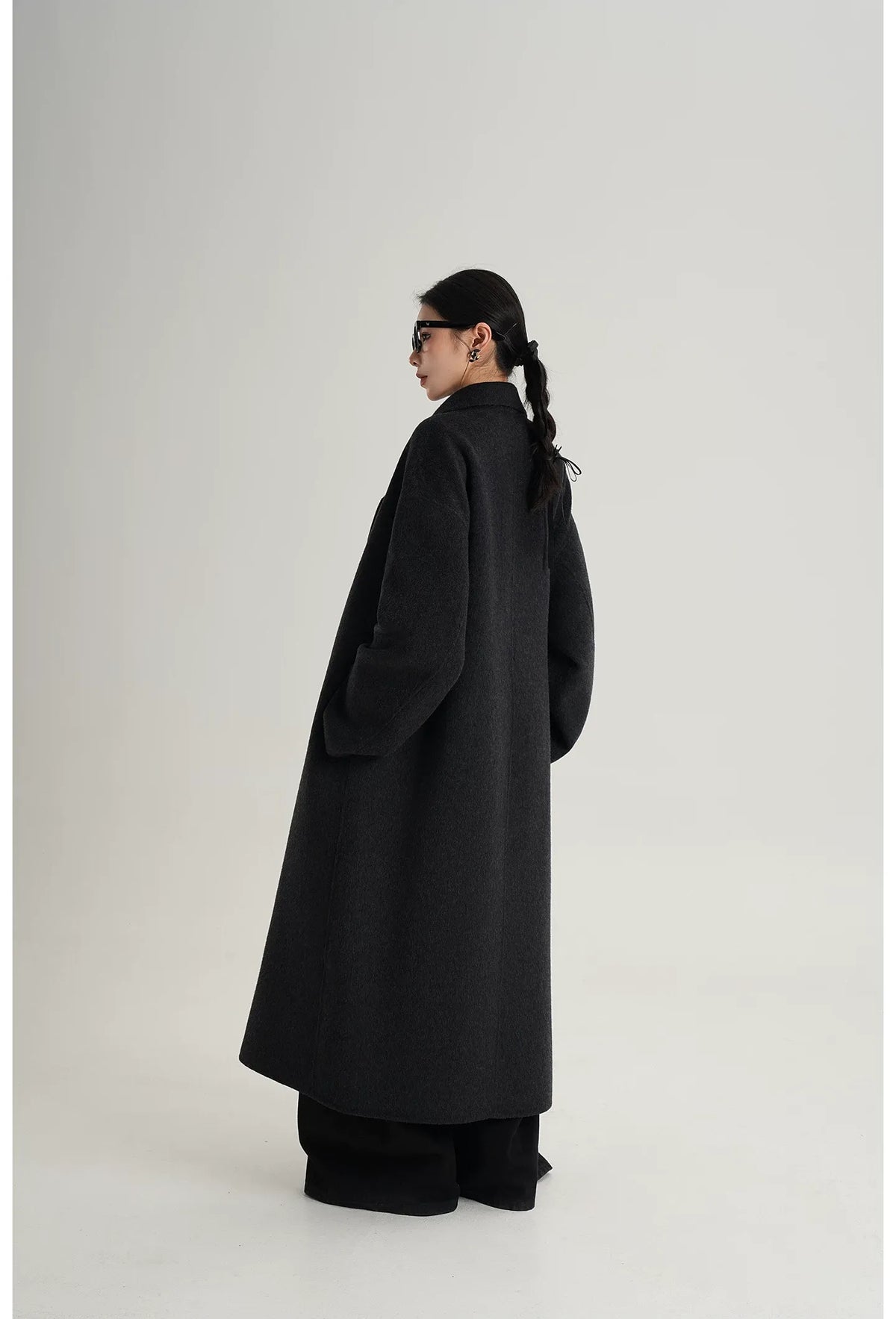 Hand-Sewn Oversized Wool Coat