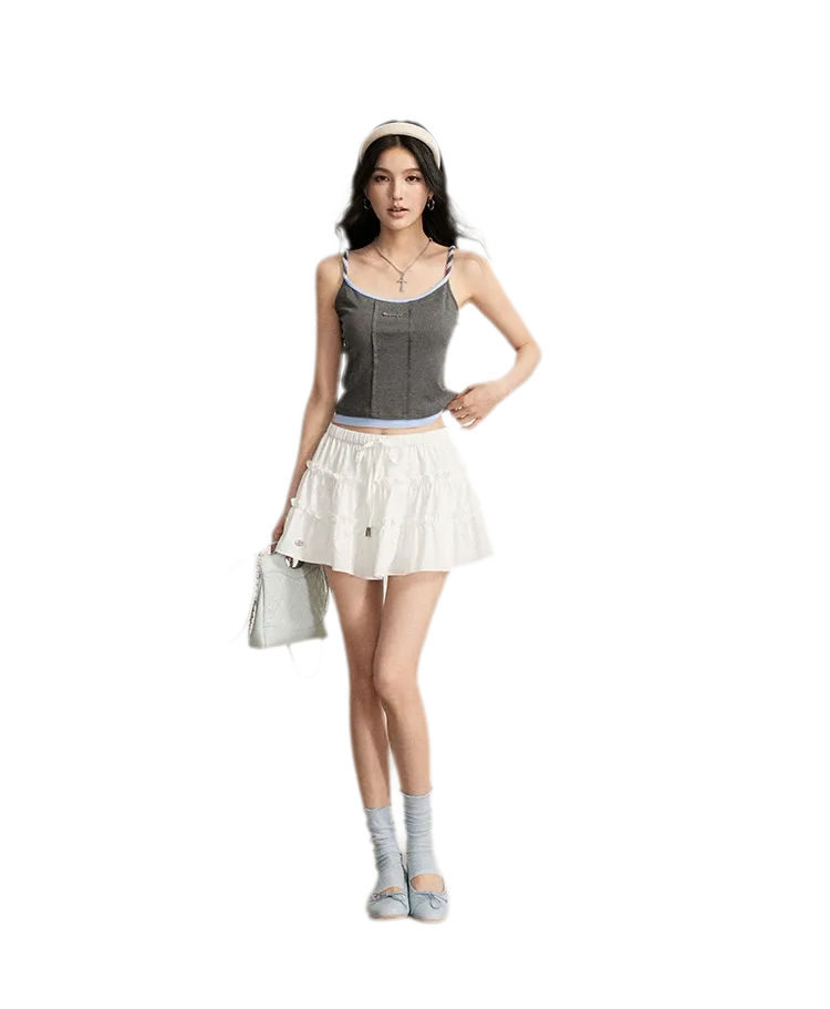 Lace Tie Skirt