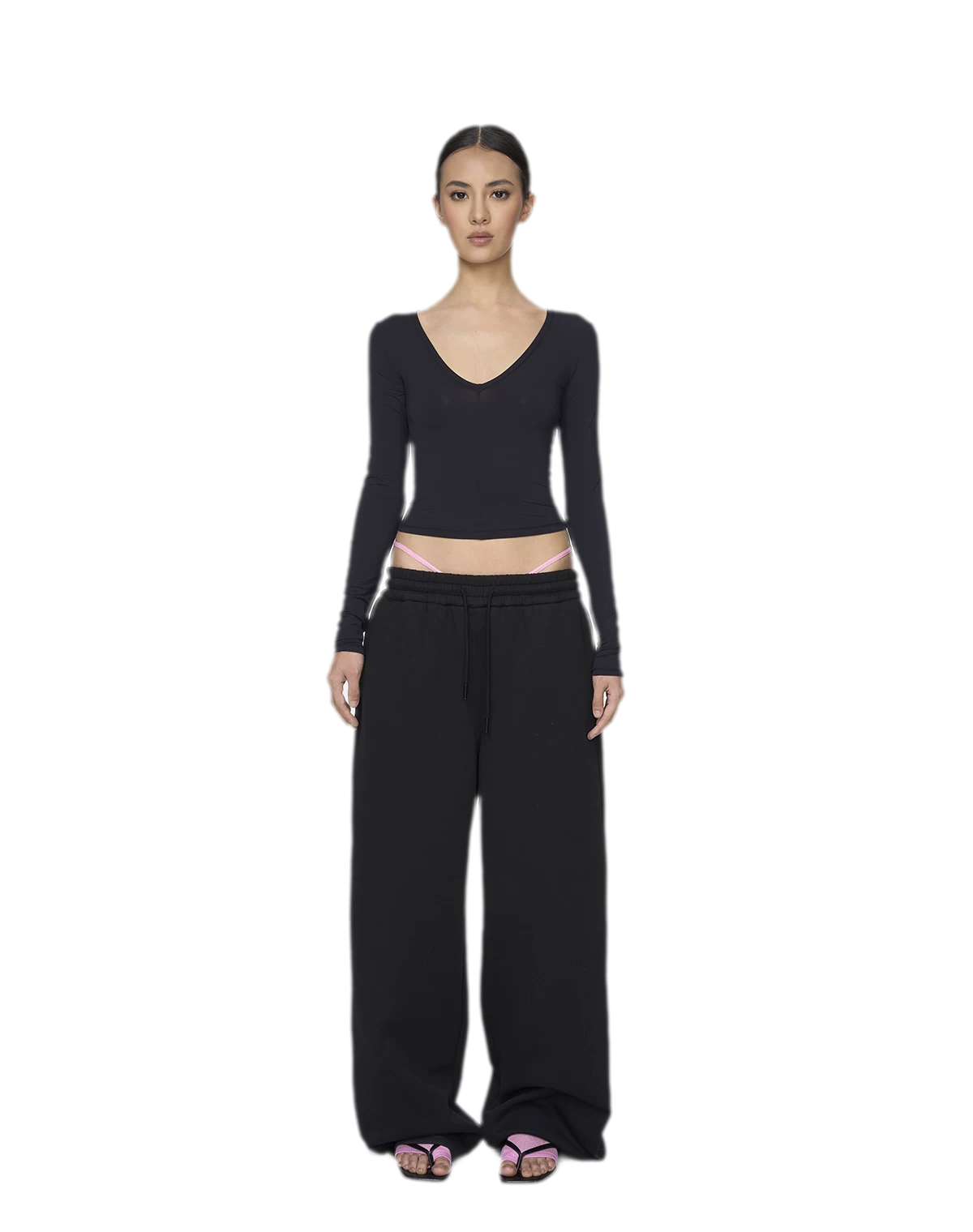 Deep V Slim Top