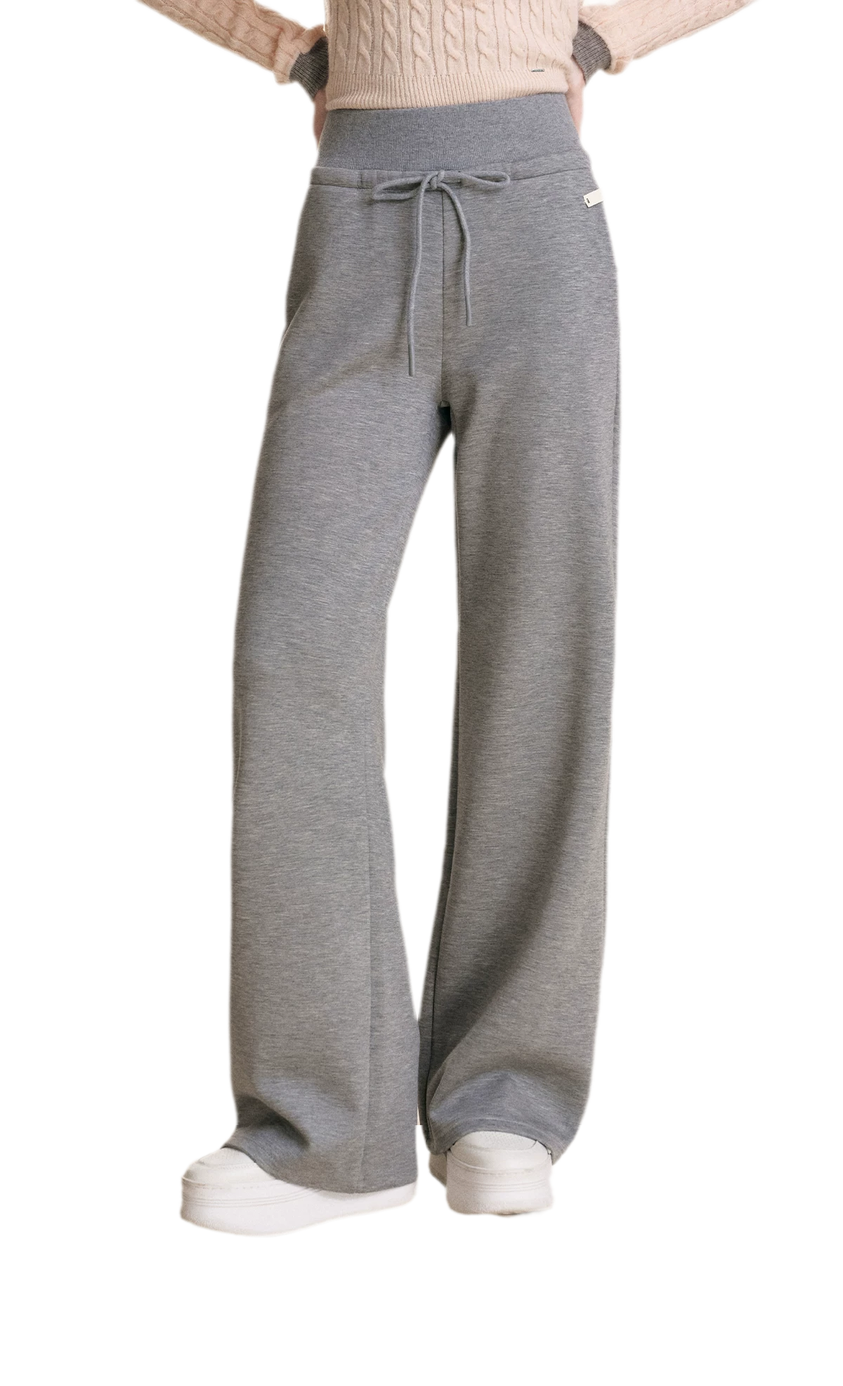 Drawstring High Waist Pants