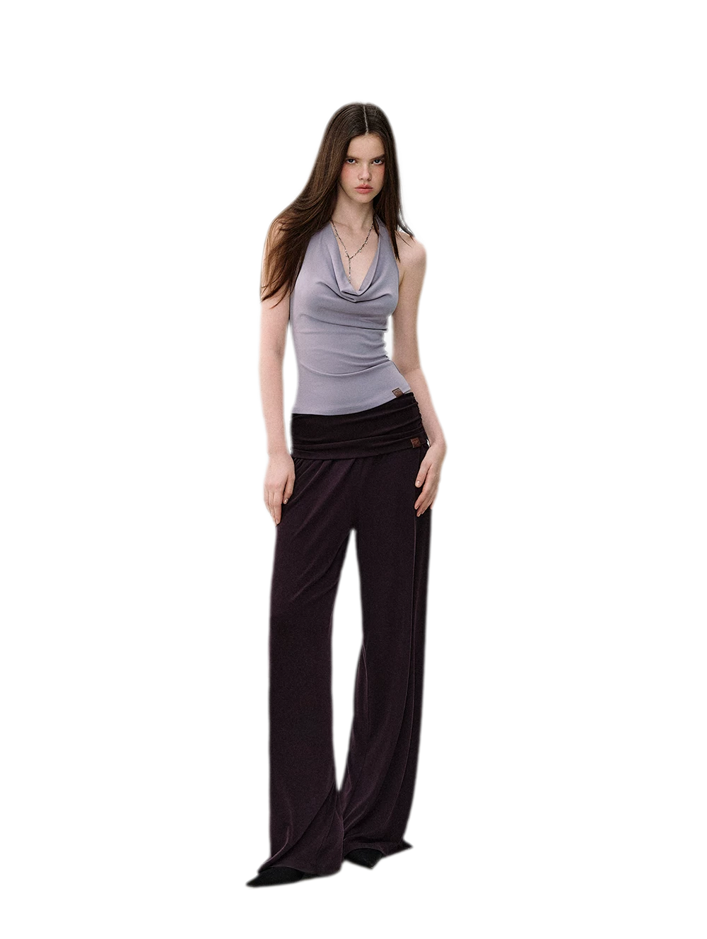 Irregular Ruffle Knit Set