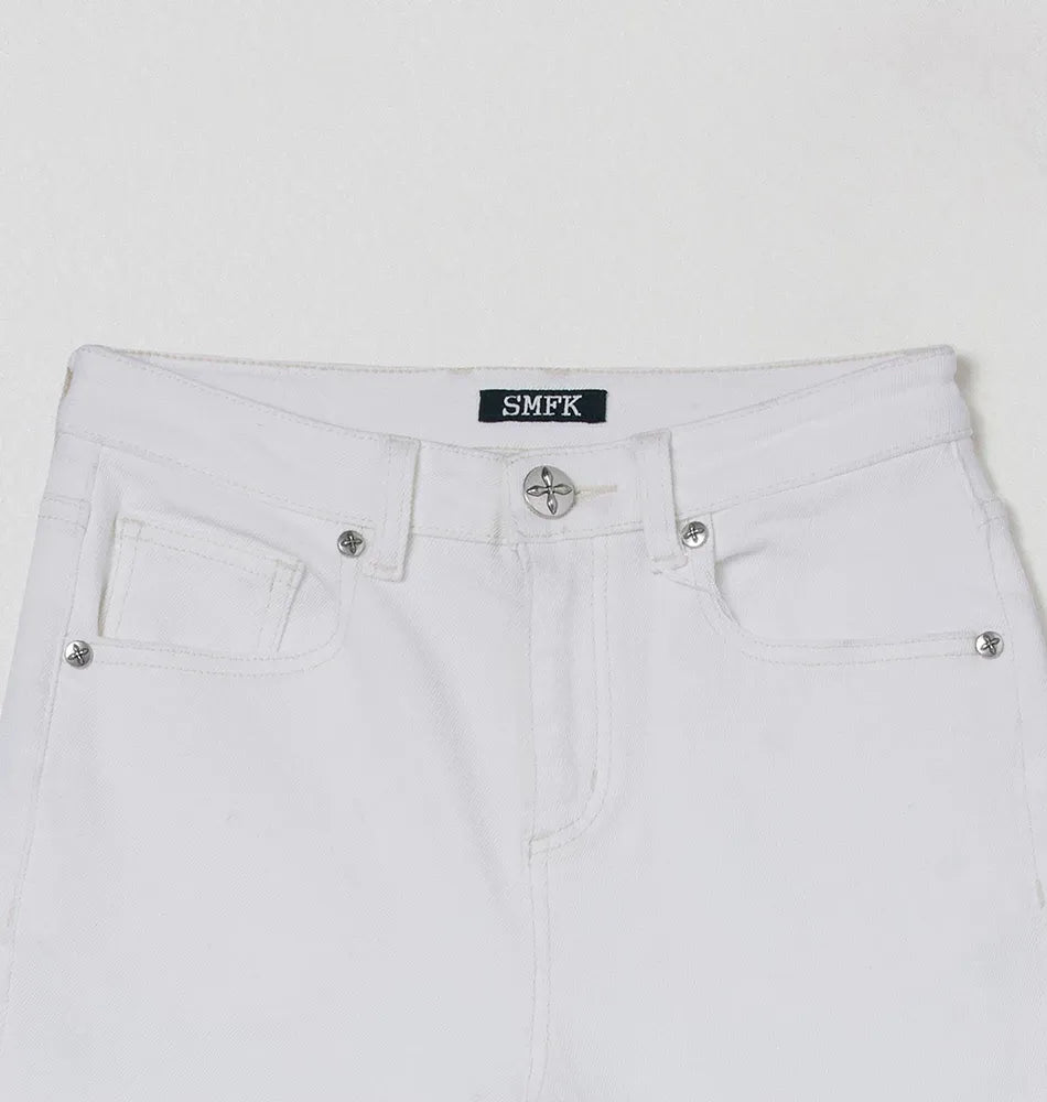 Classic Cross Hurricane Flare Denim Pants