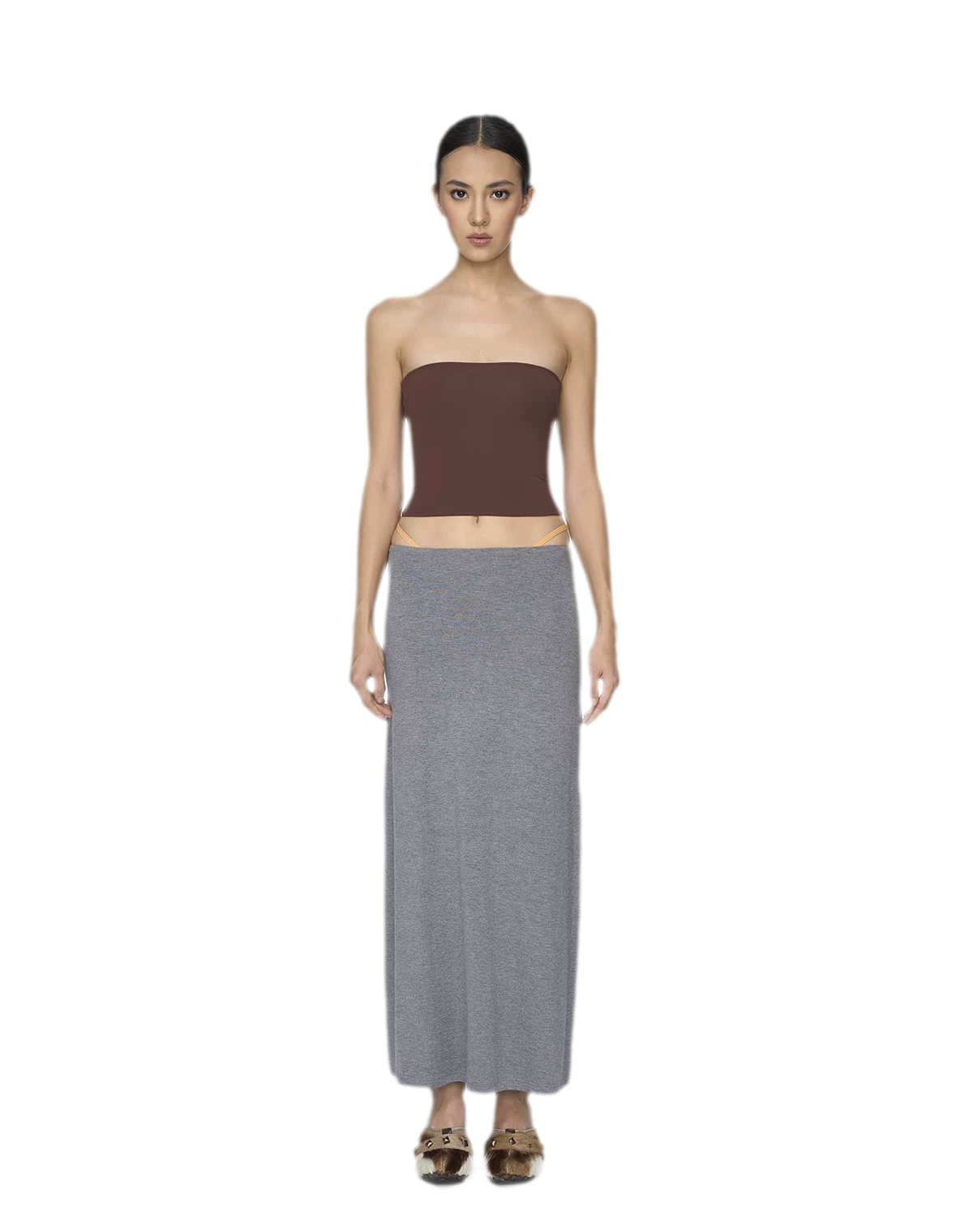 Straight Tube Midi Dress