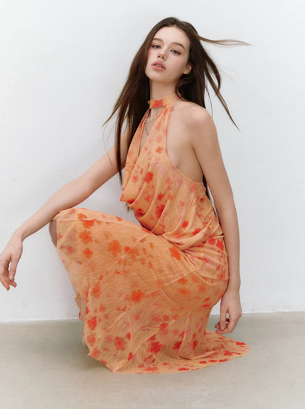 Heart Hunter Vacation Floral Halter Top & Skirt