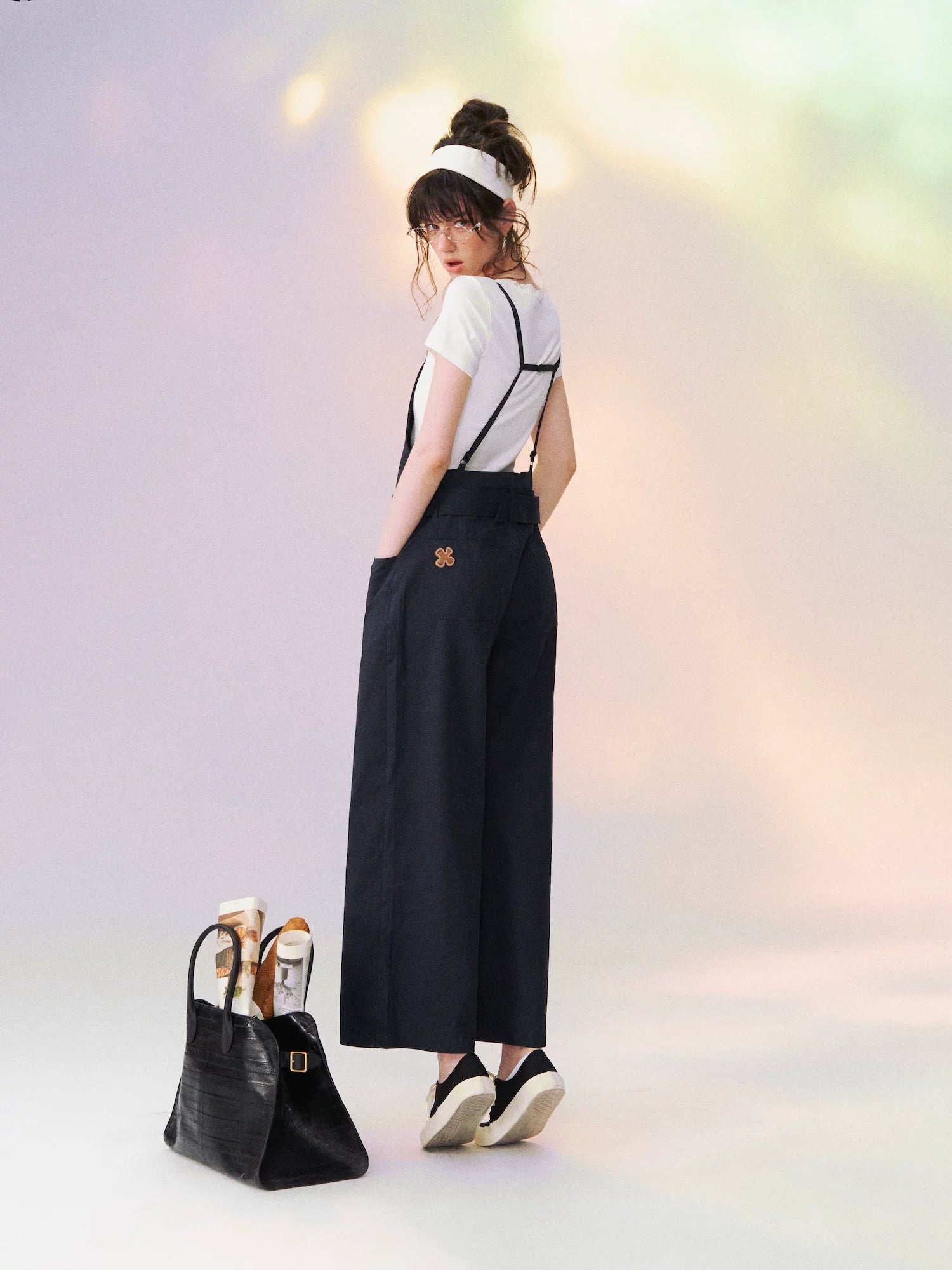 Vintage Relaxed Straight-Leg Overalls