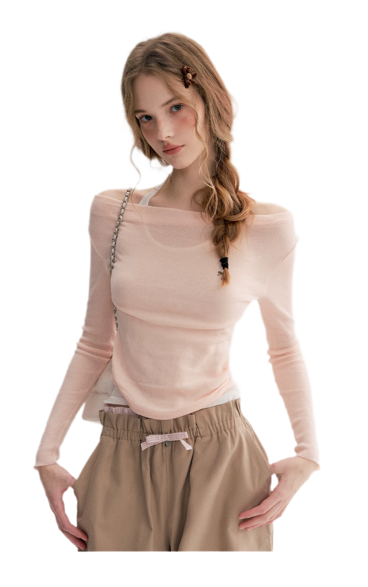 Lyocell Halter Knit Top