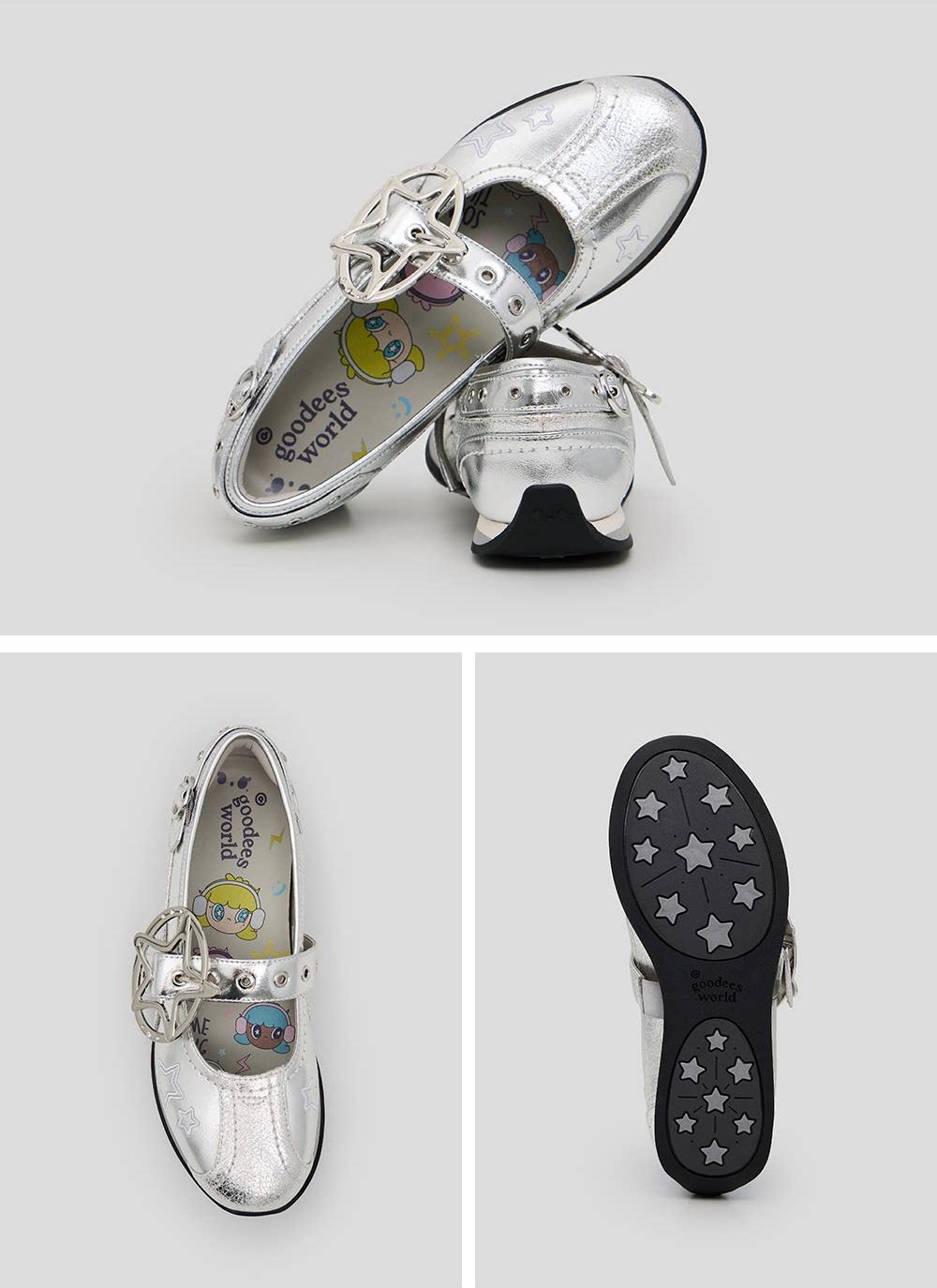 Star Buckle Mary Jane Shoes