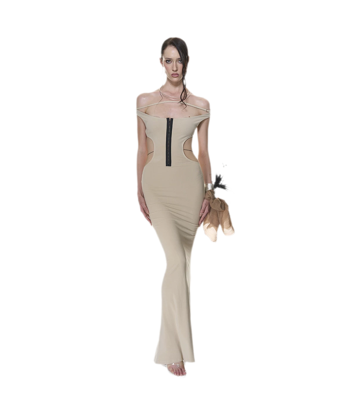 Back Tie Mermaid Dress