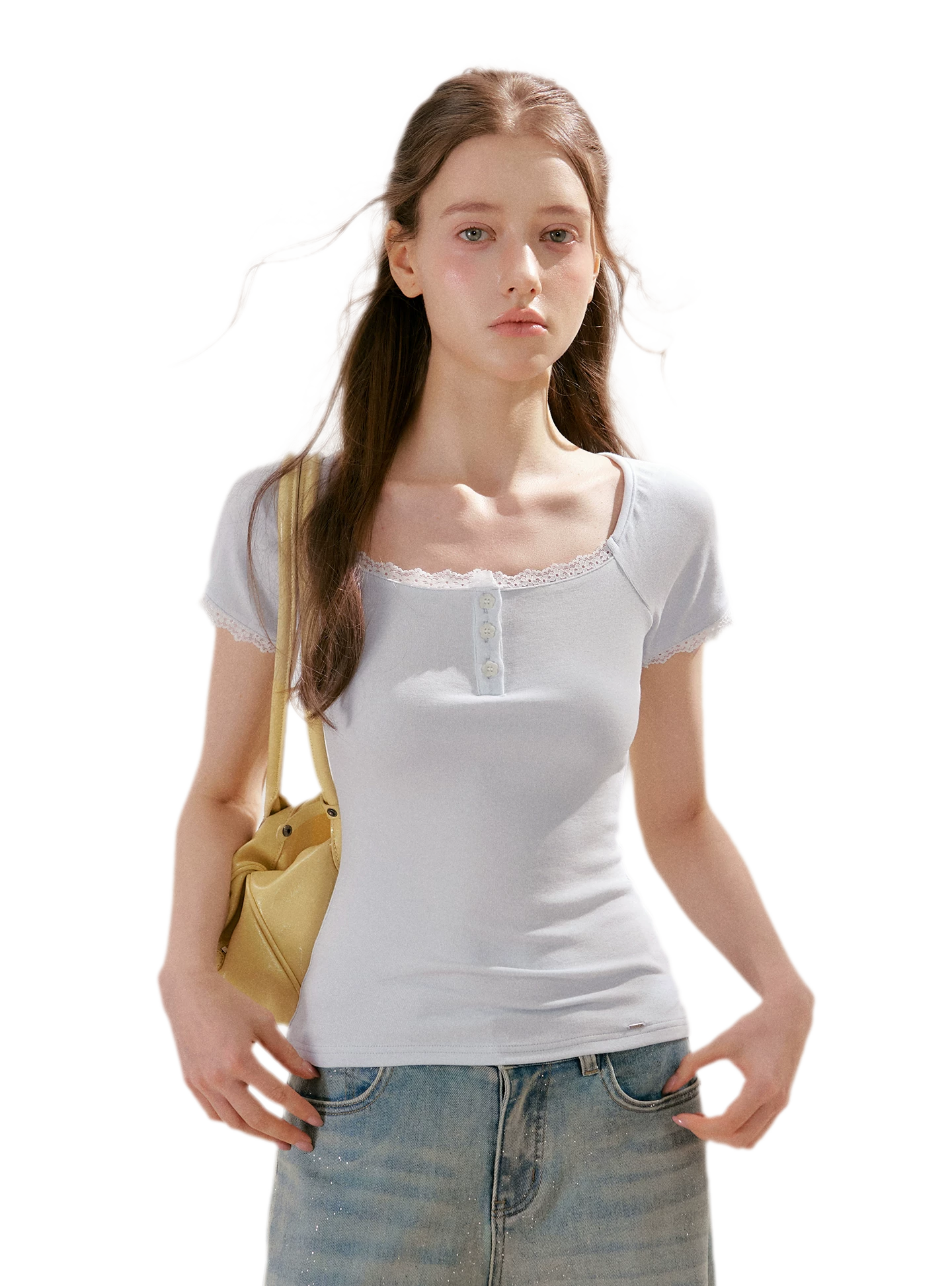 Lace Trim Tee