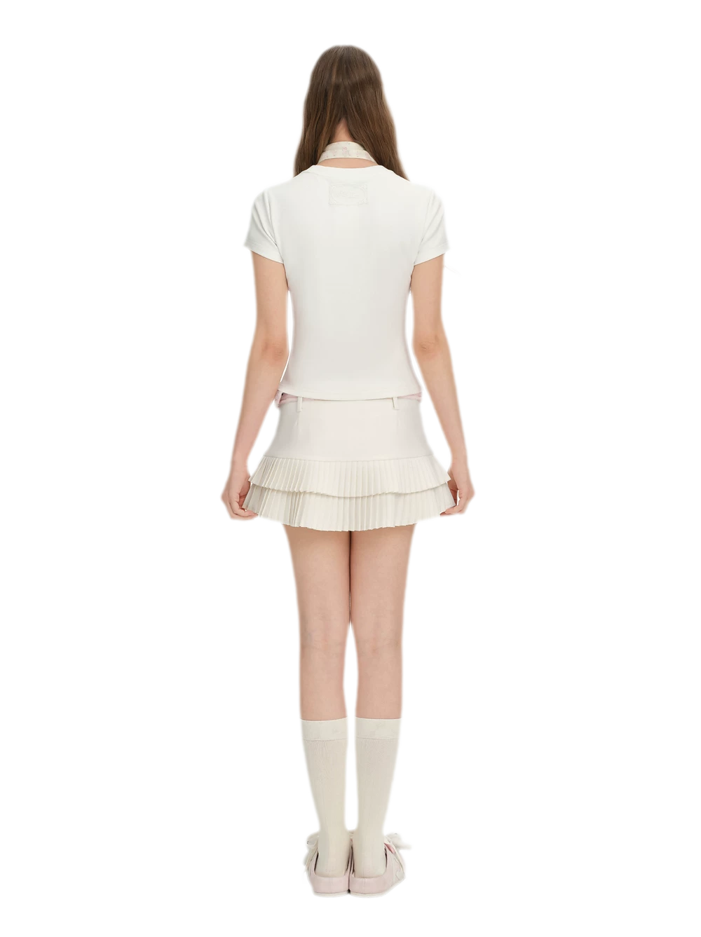Floral Pleated Skort