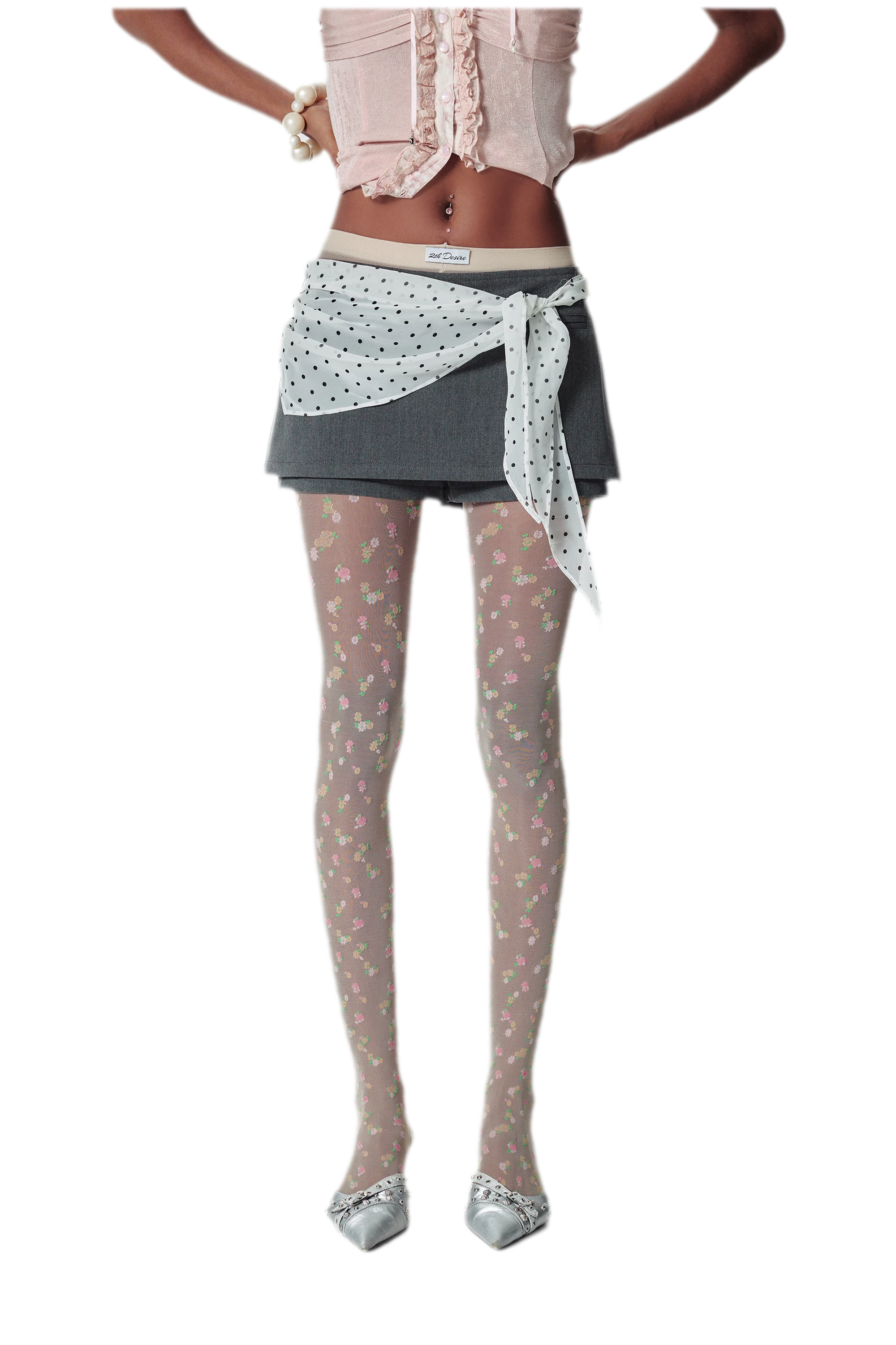 Polka Dot Skort Skirt